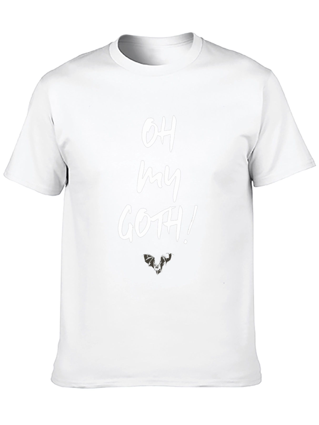 Oh My Goth! Graphic Print Black T-Shirt