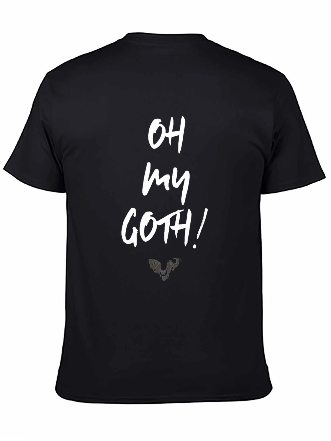 Oh My Goth! Graphic Print Black T-Shirt