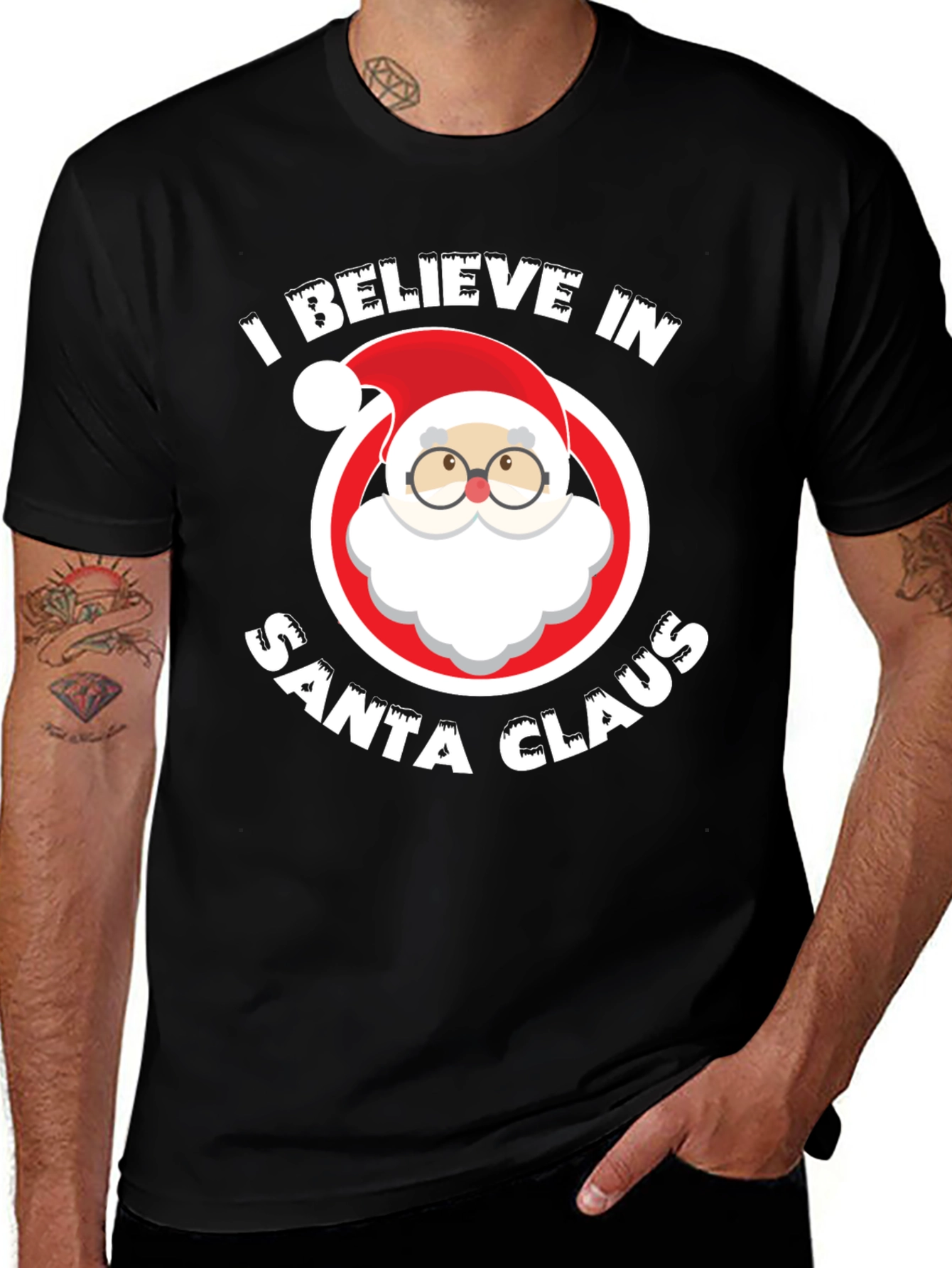 Believe In Santa Claus Graphic Tee