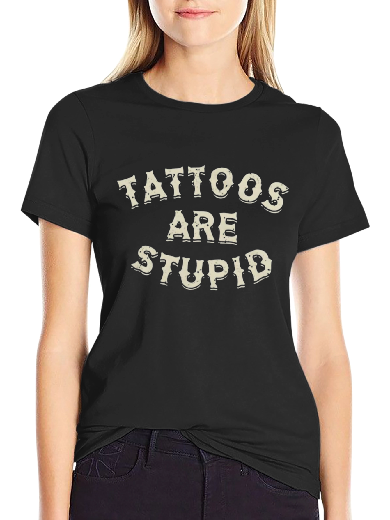 Tattoos Are Stupid Graphic T-Shirt