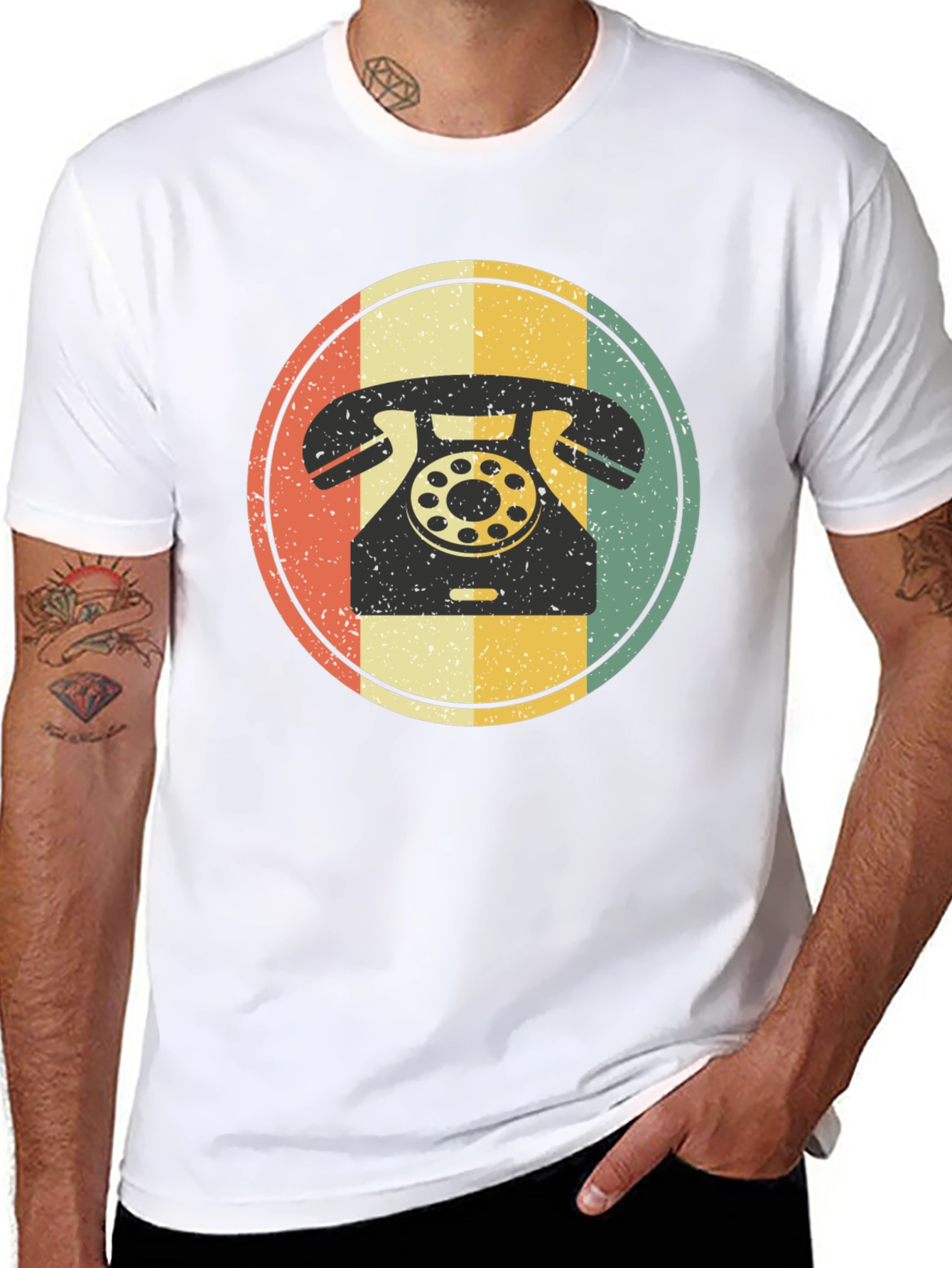 Retro Rotary Phone Graphic Tee