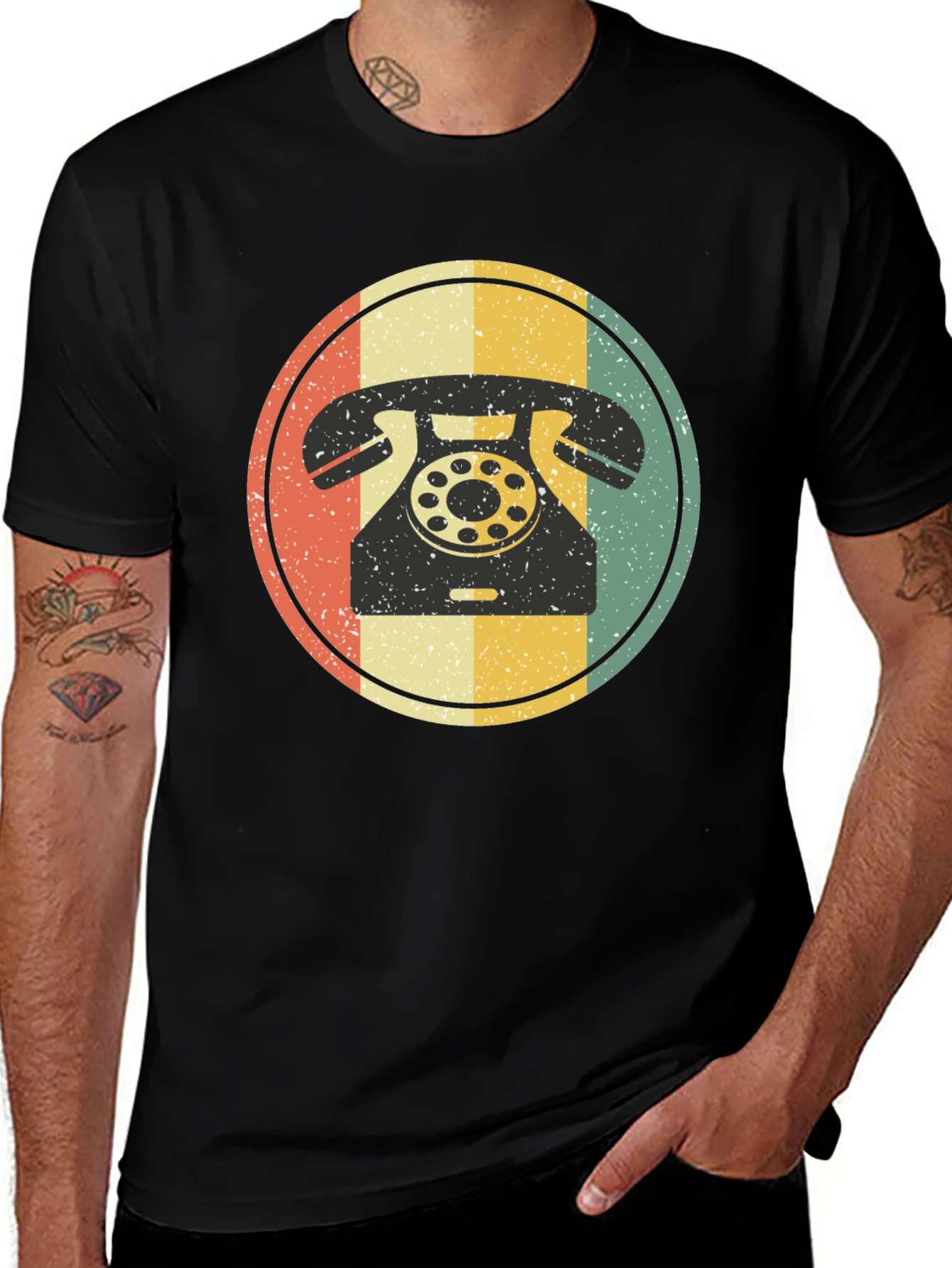 Retro Rotary Phone Graphic Tee