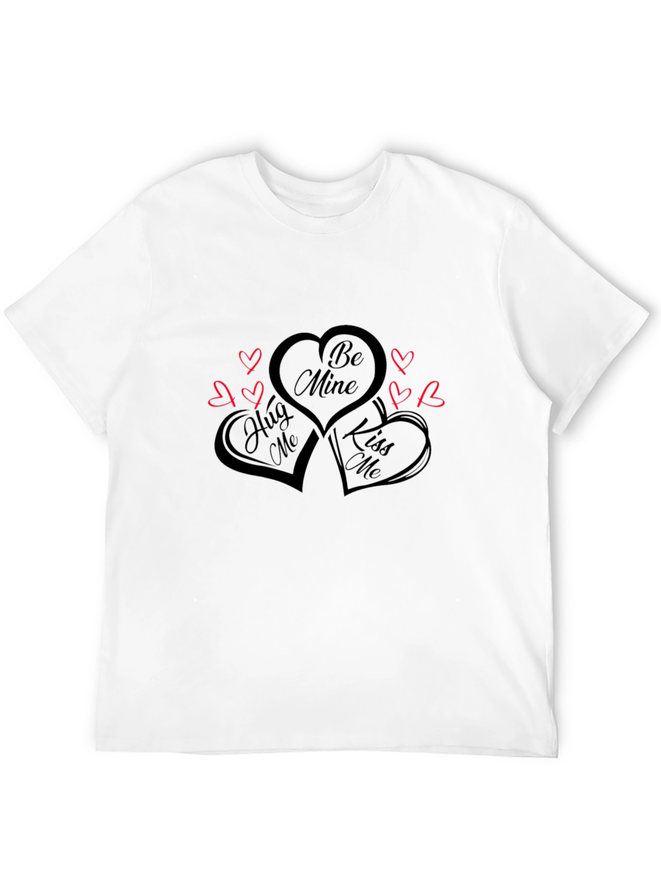 Valentines Heart Graphic T-Shirt - Be Mine