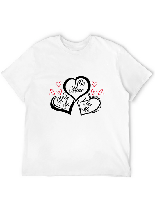 Valentines Heart Graphic T-Shirt - Be Mine