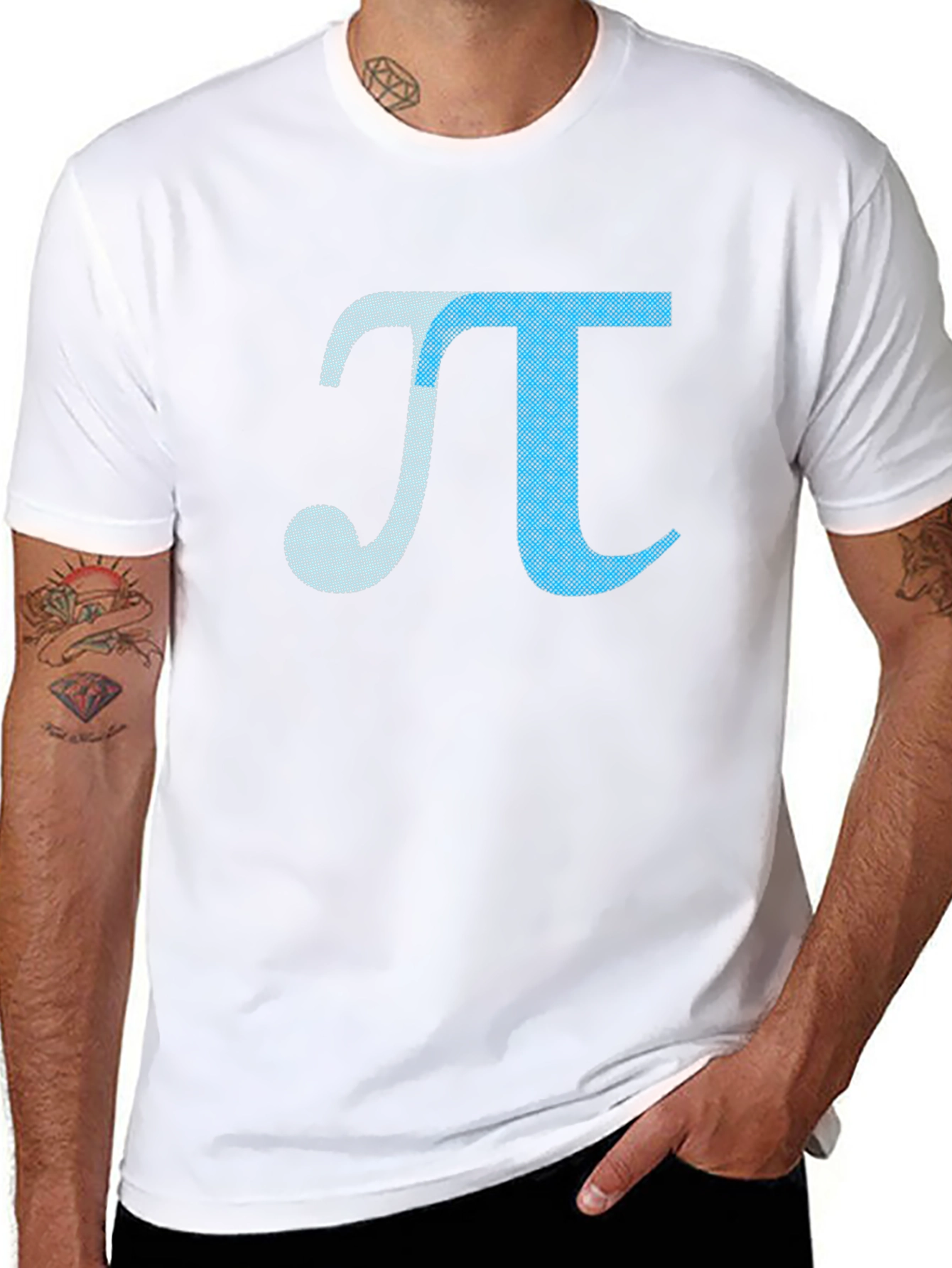 Pi Symbol Graphic Tee - Cool Math T-Shirt