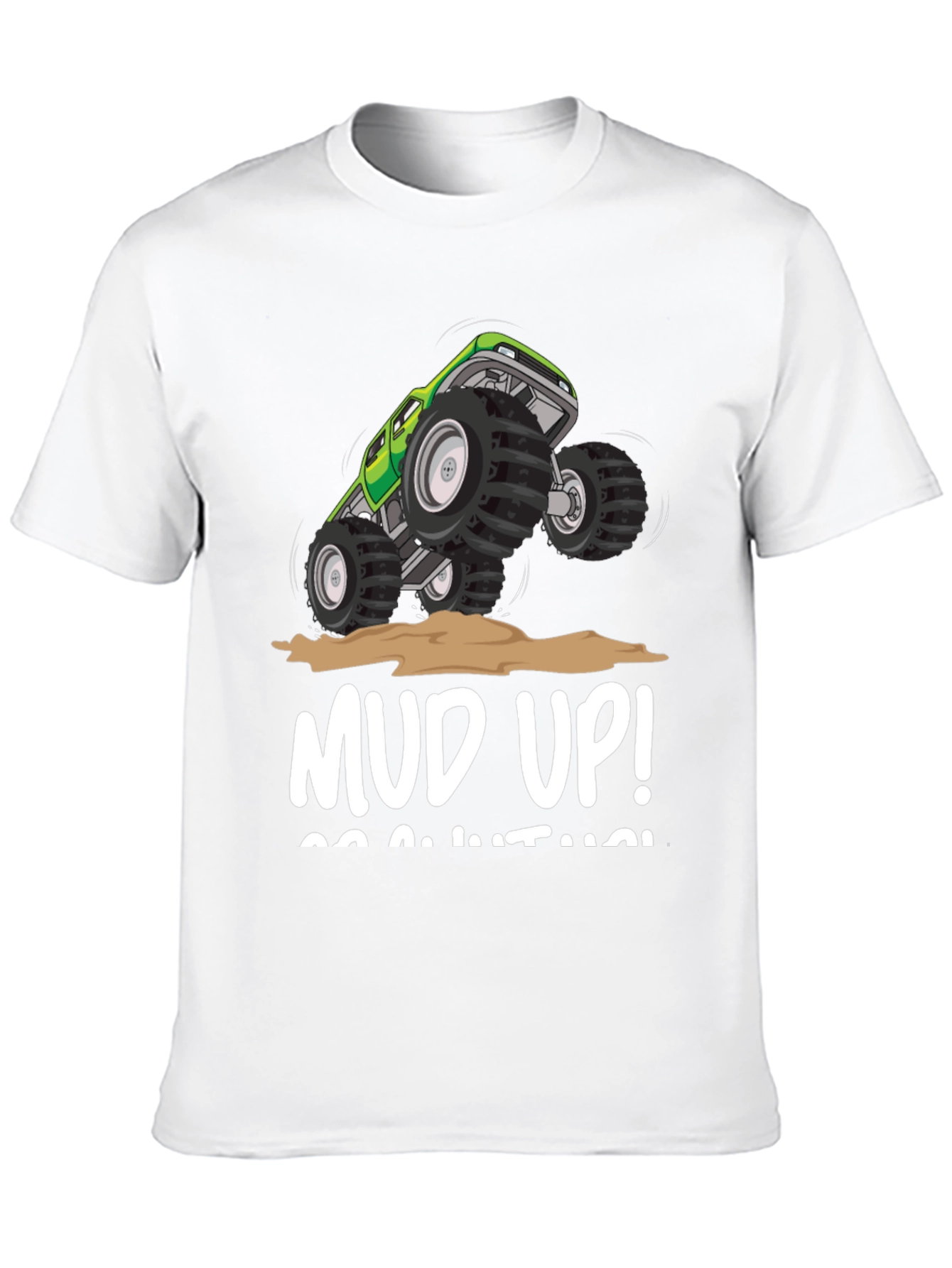 Mud Up! Monster Truck Graphic Tee