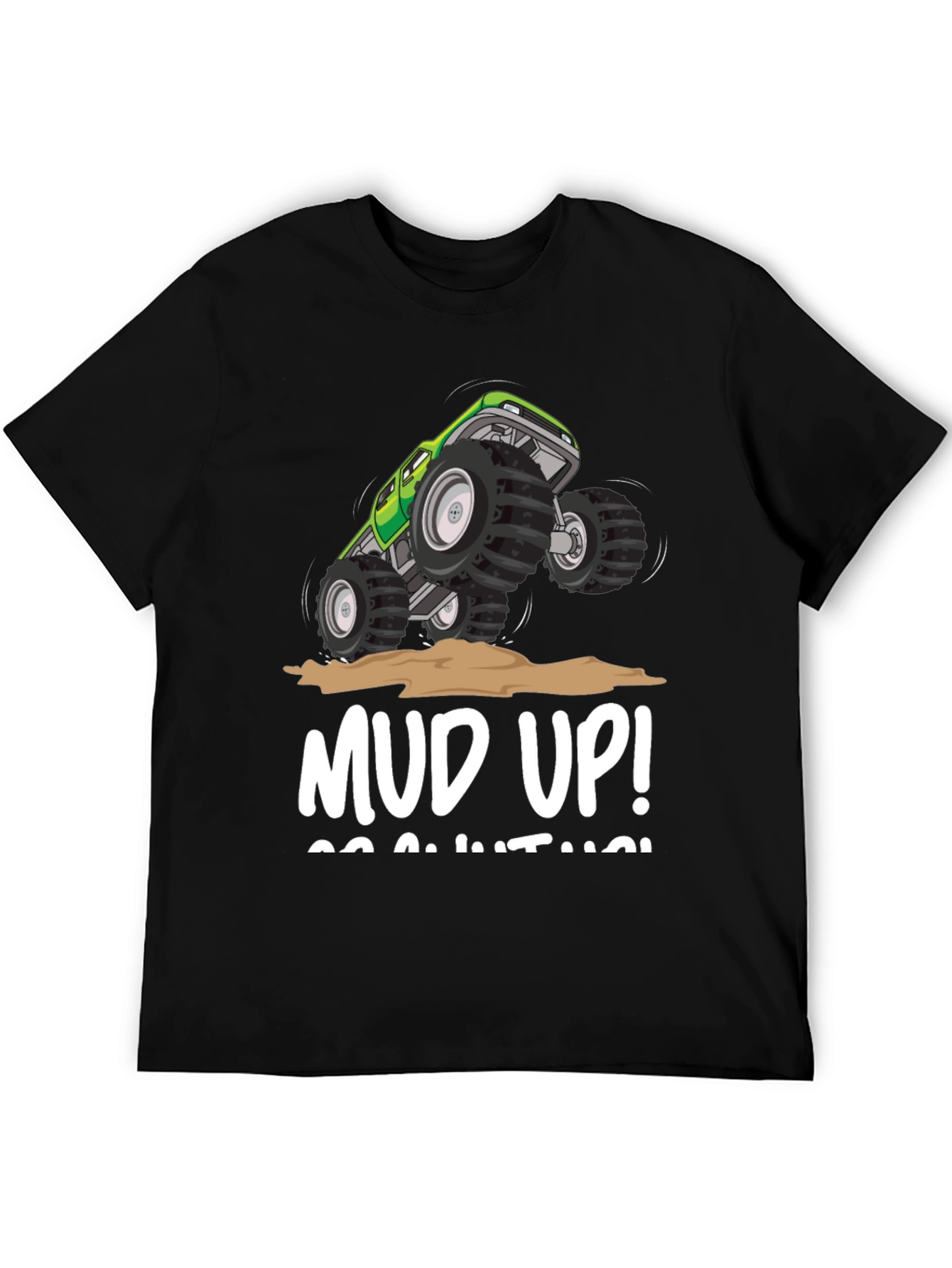 Mud Up! Monster Truck Graphic Tee