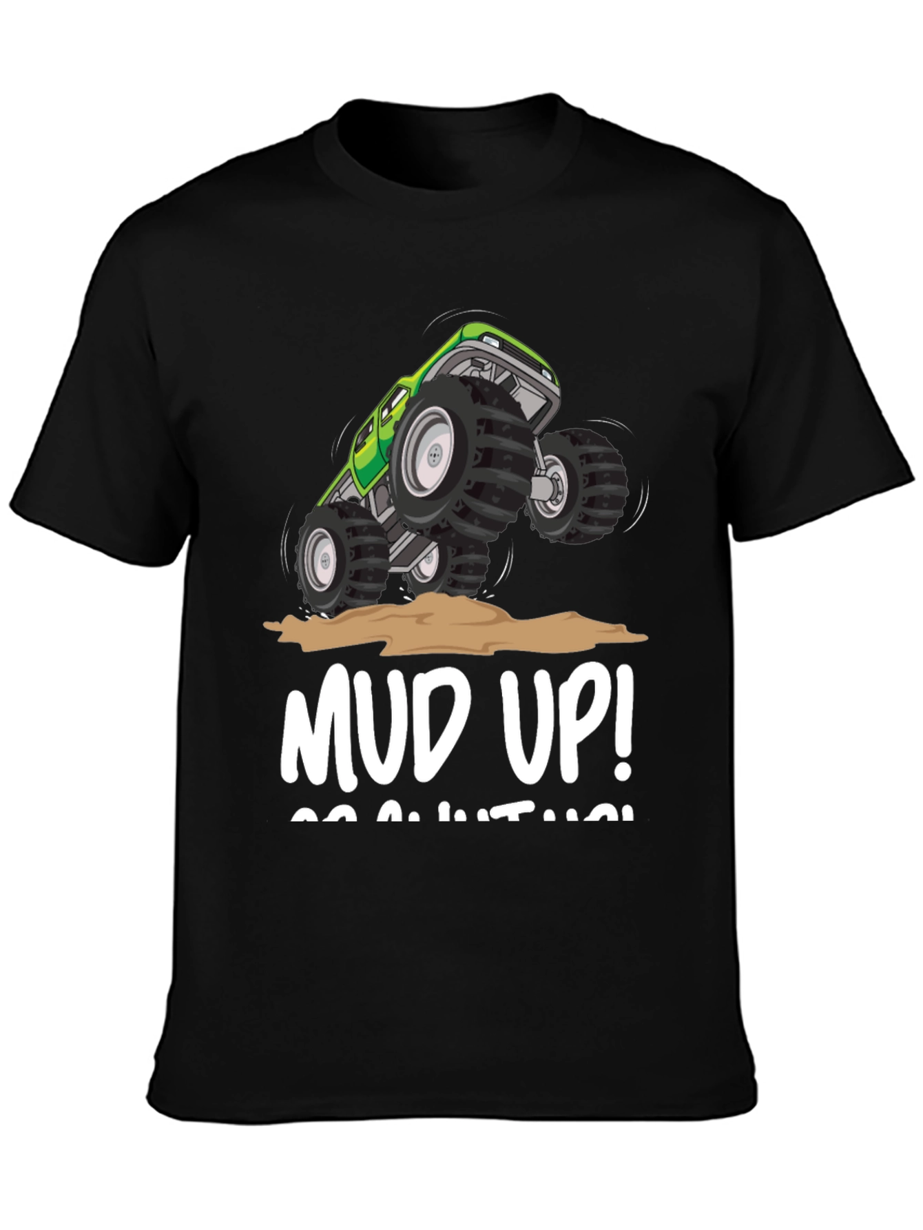 Mud Up! Monster Truck Graphic Tee