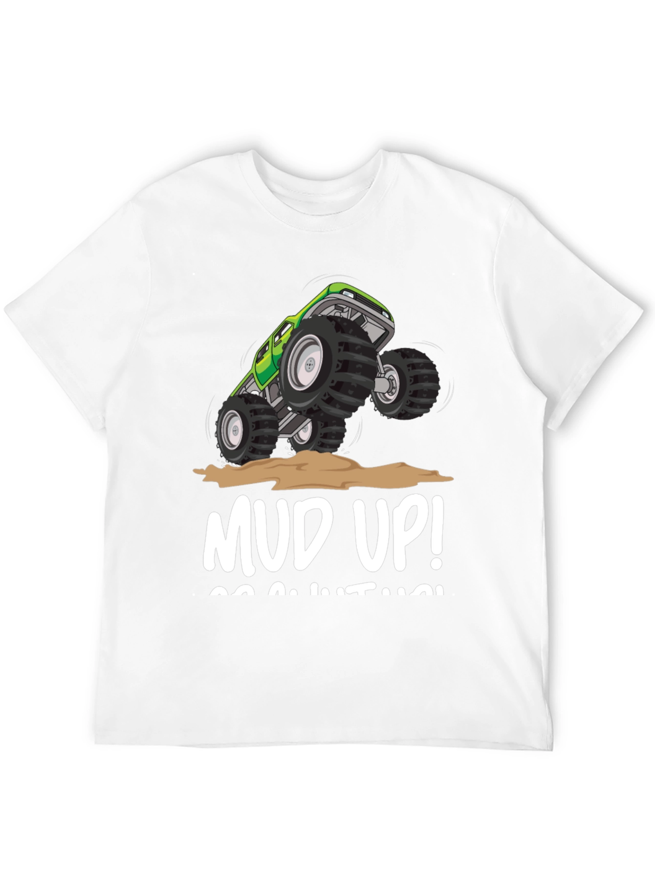Mud Up! Monster Truck Graphic Tee