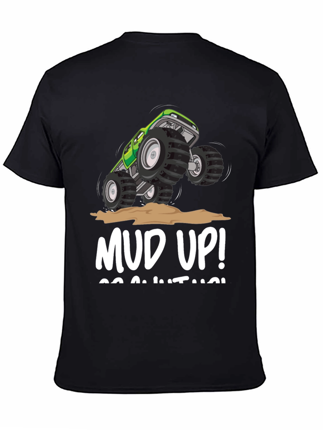 Mud Up! Monster Truck Graphic Tee