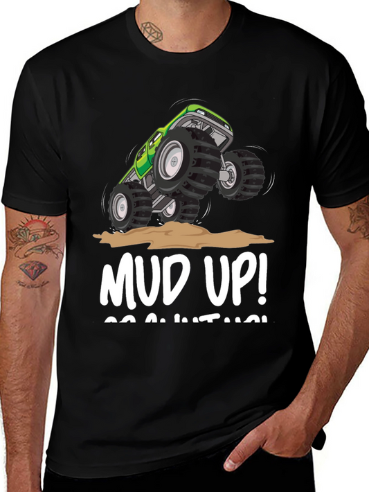 Mud Up! Monster Truck Graphic Tee