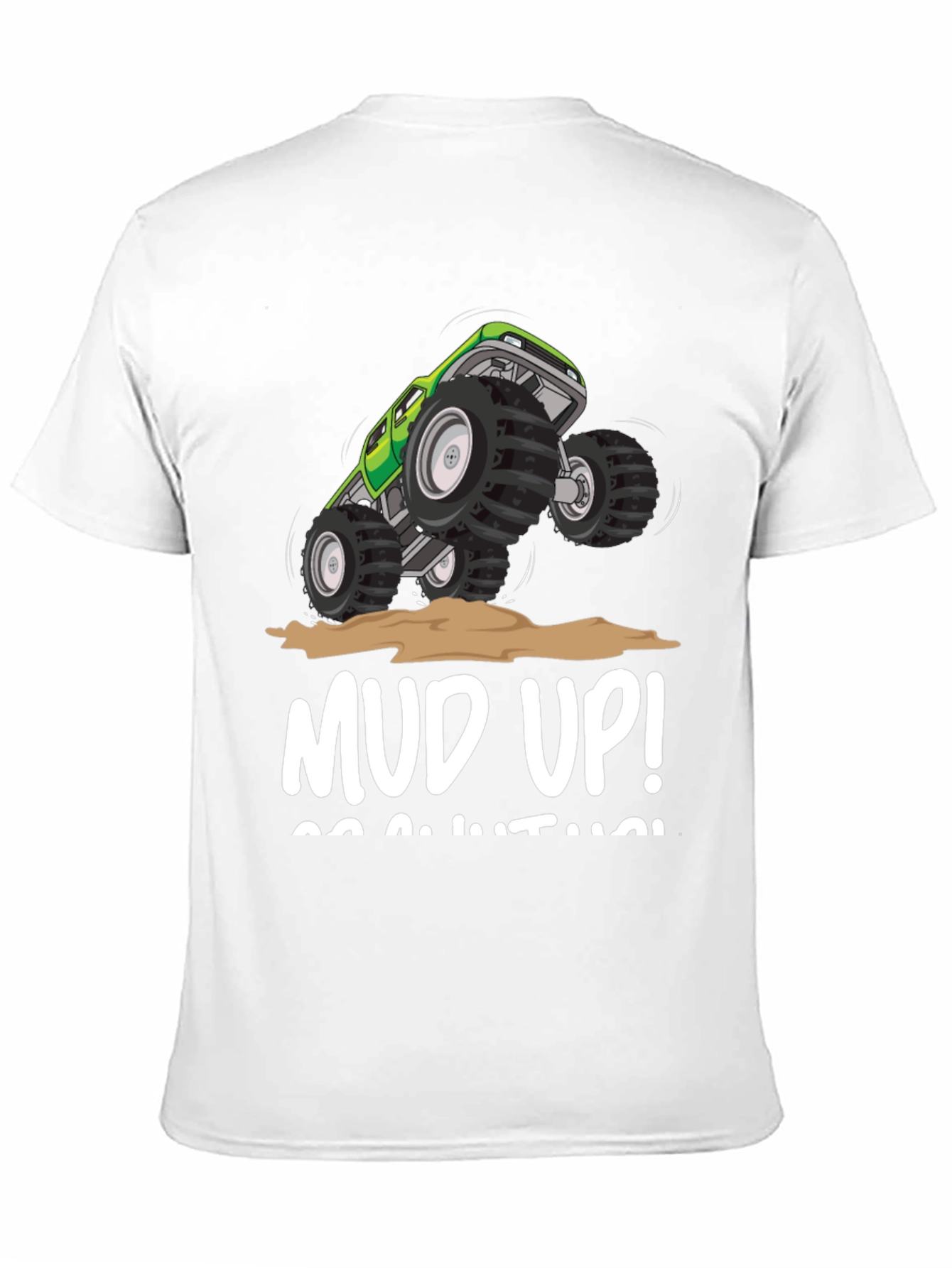 Mud Up! Monster Truck Graphic Tee