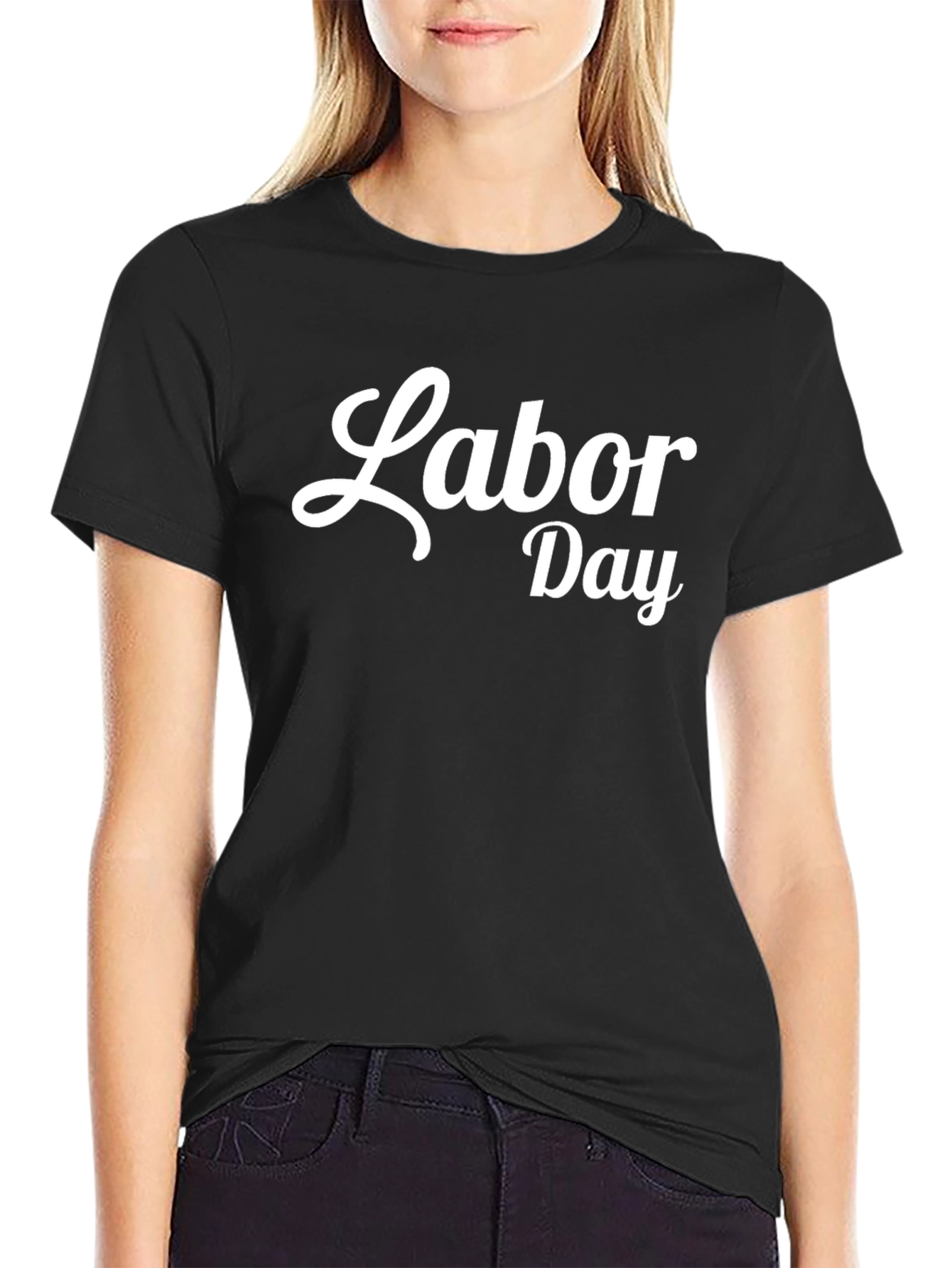 Labor Day T-Shirt - Black Casual Tee