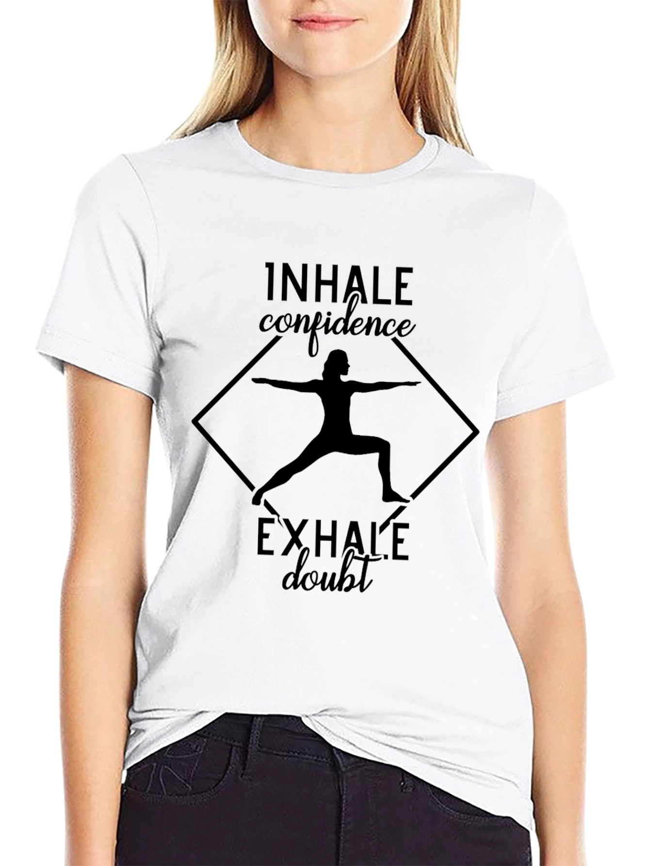 Inhale Confidence Exhale Doubt Graphic T-Shirt