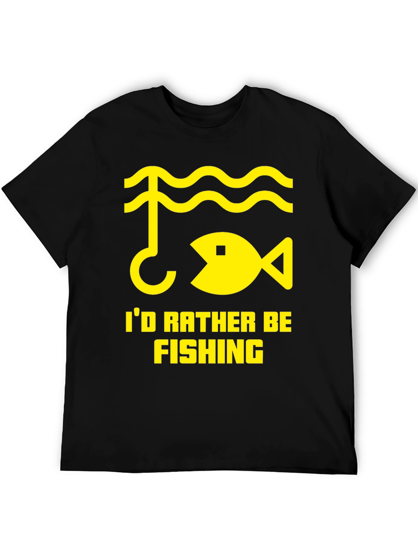 Id Rather Be Fishing T-Shirt - Angler Gift