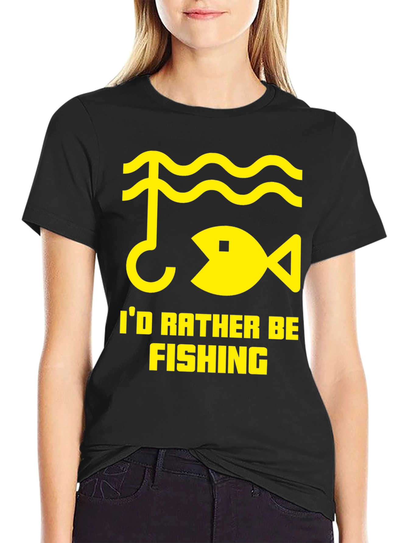 Id Rather Be Fishing T-Shirt - Angler Gift