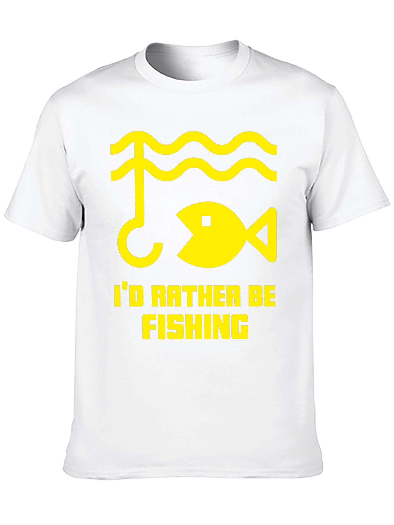 Id Rather Be Fishing T-Shirt - Angler Gift