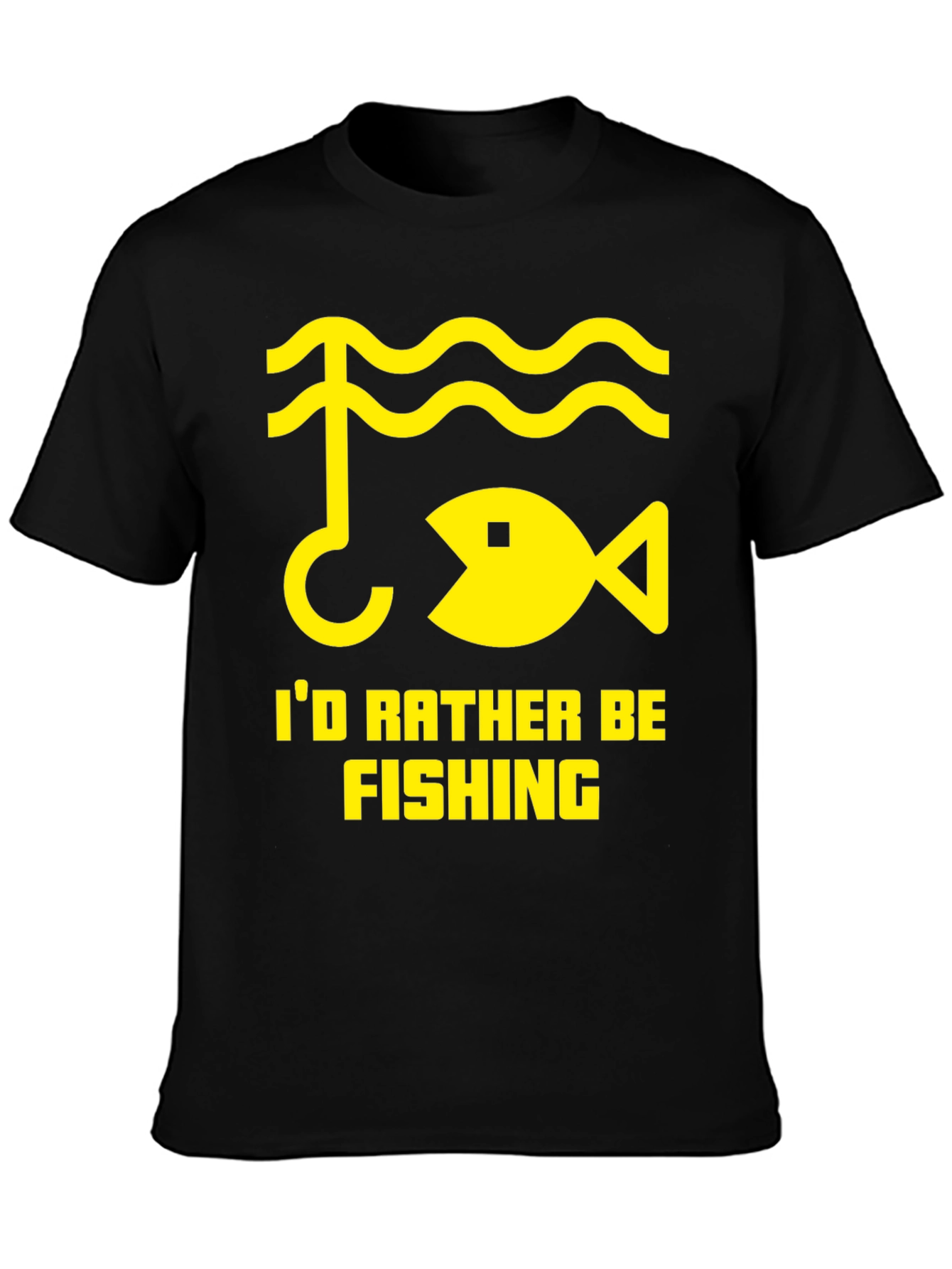 Id Rather Be Fishing T-Shirt - Angler Gift