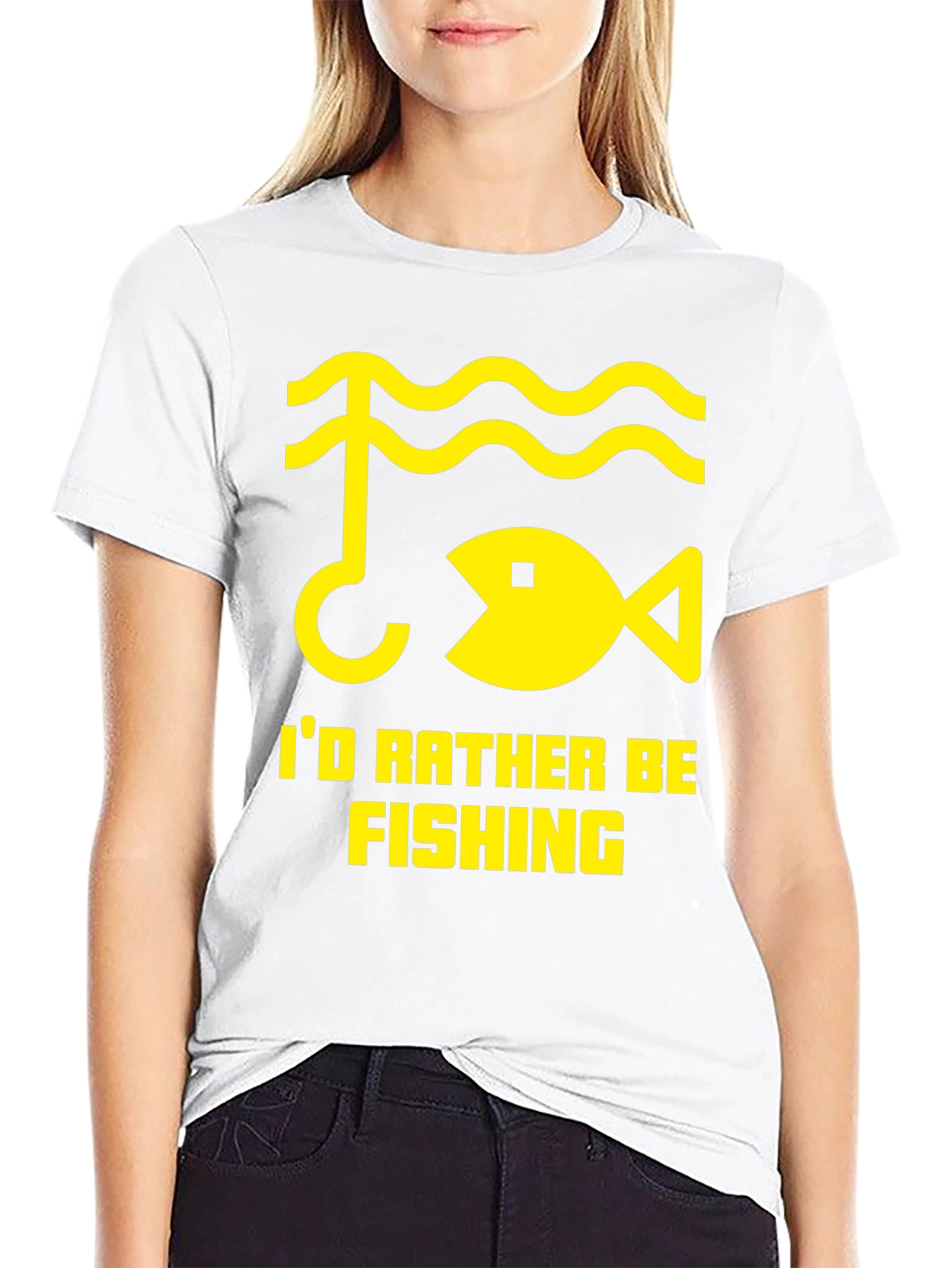 Id Rather Be Fishing T-Shirt - Angler Gift