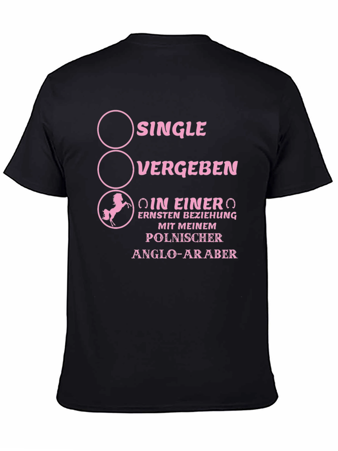 Funny Horse Relationship Status T-Shirt