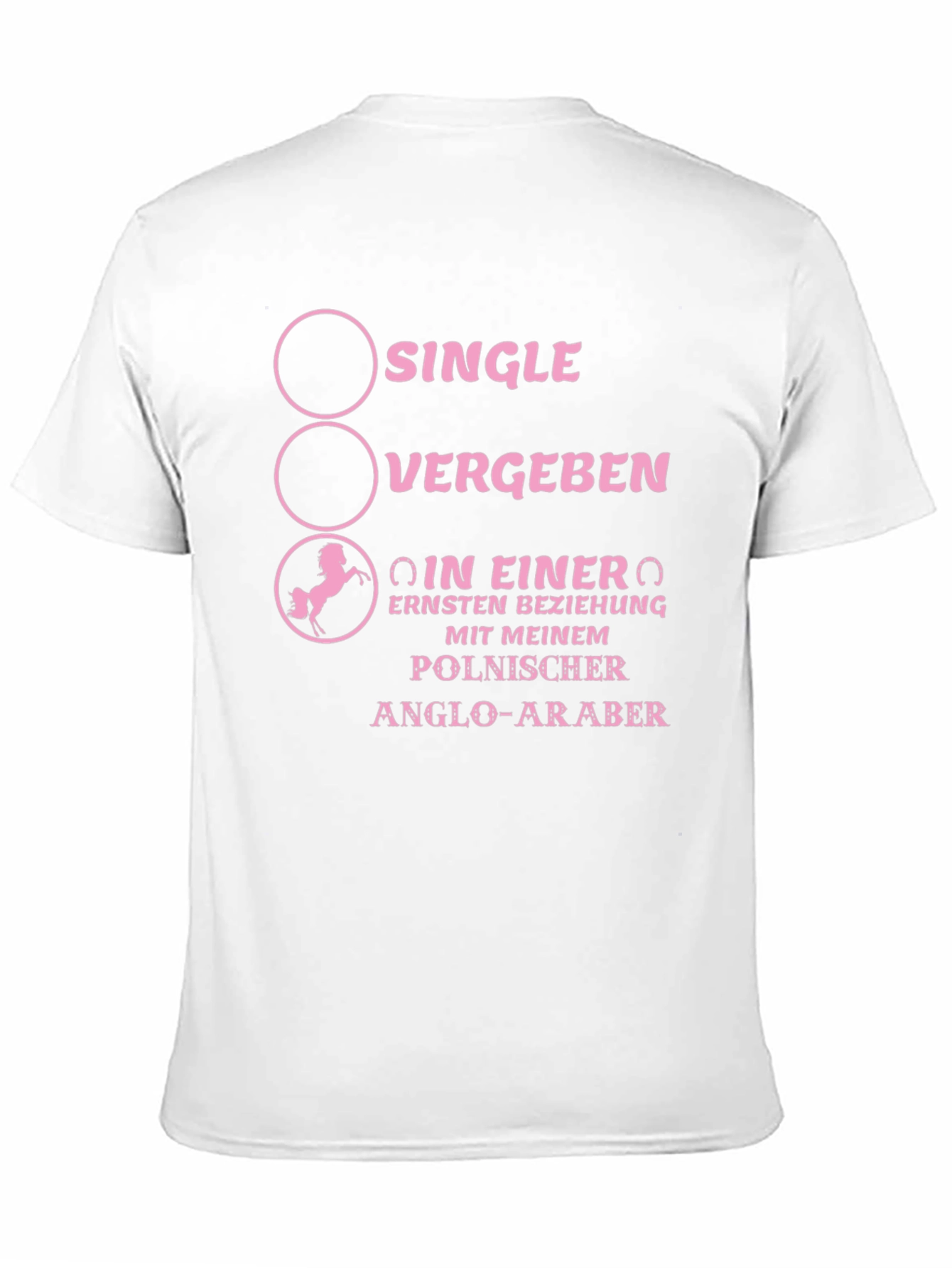 Funny Horse Relationship Status T-Shirt