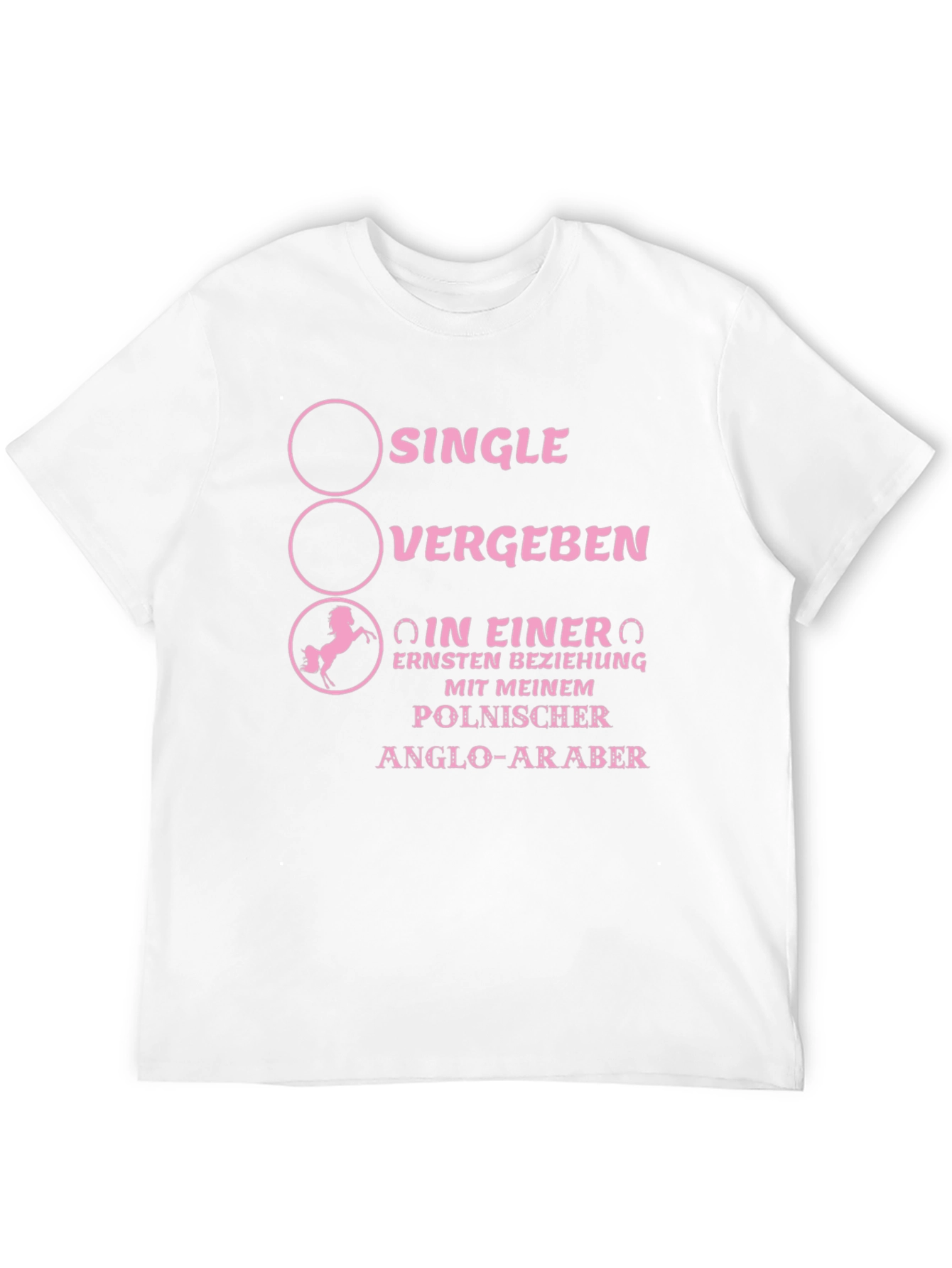 Funny Horse Relationship Status T-Shirt