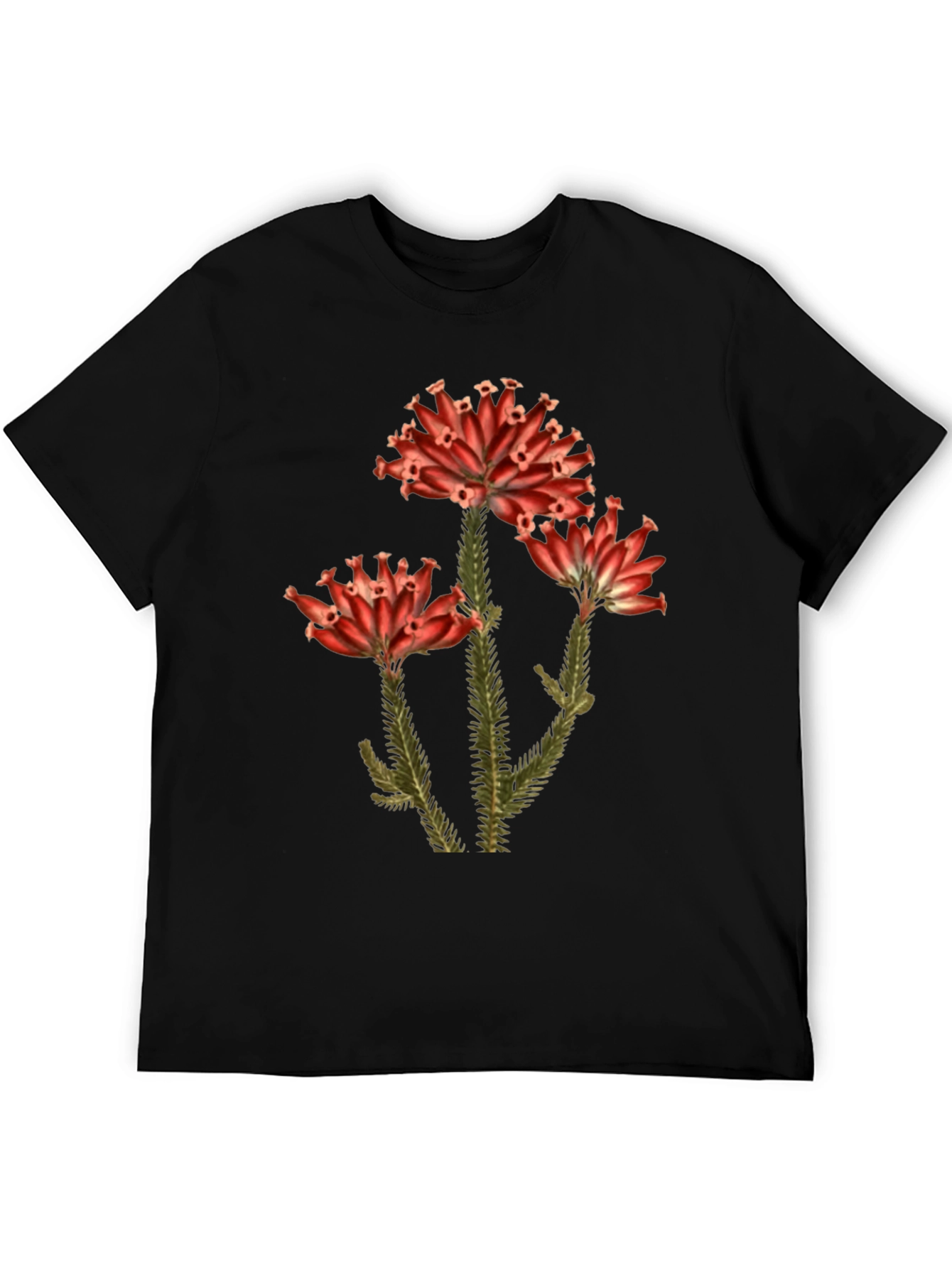Botanical Print Tee - Unique Floral Design