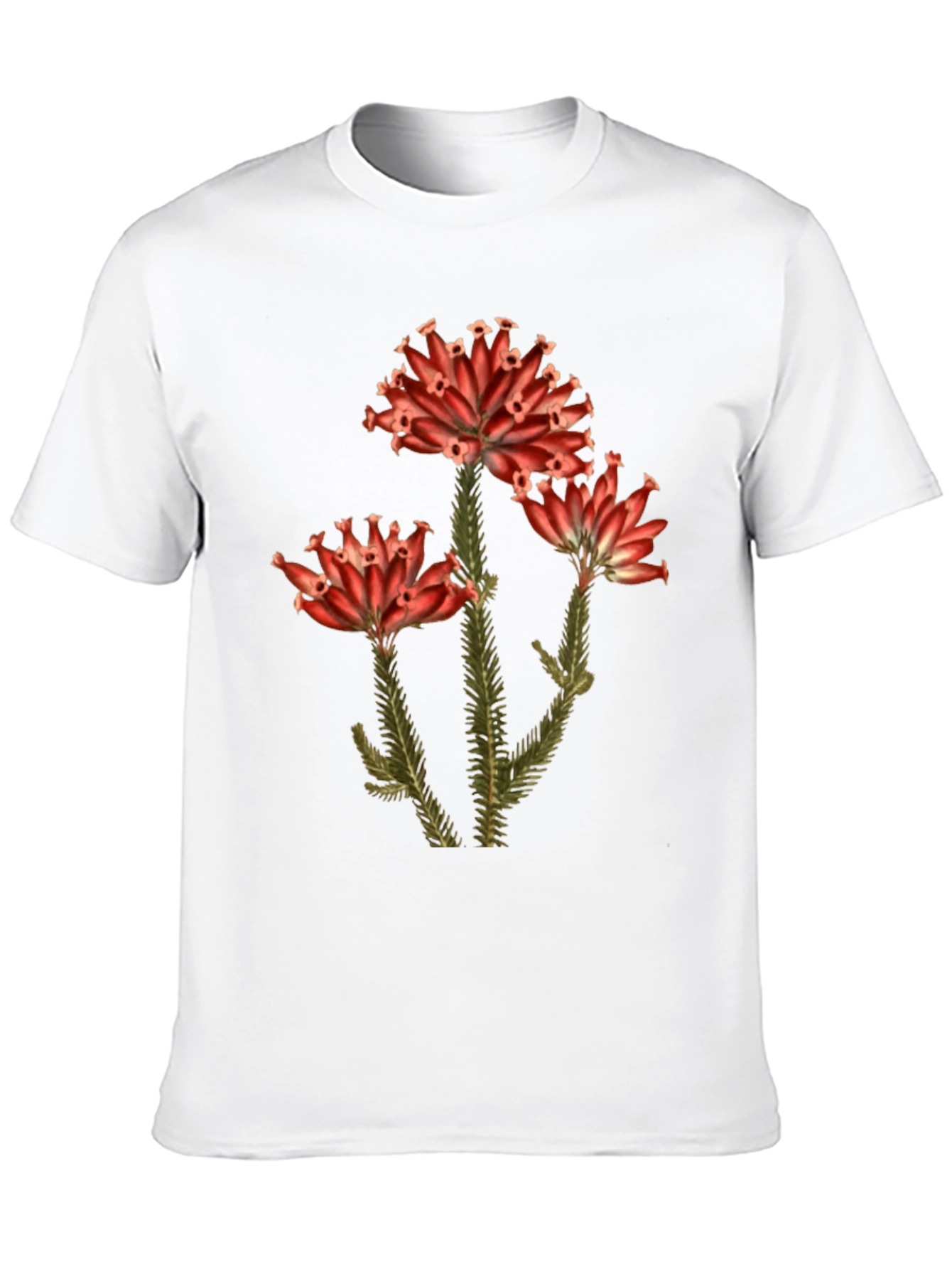 Botanical Print Tee - Unique Floral Design