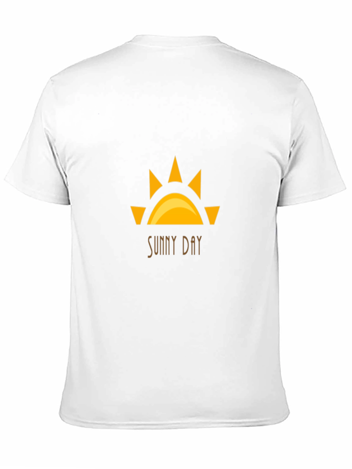 Sunny Day Graphic Tee - Black Cotton T-Shirt