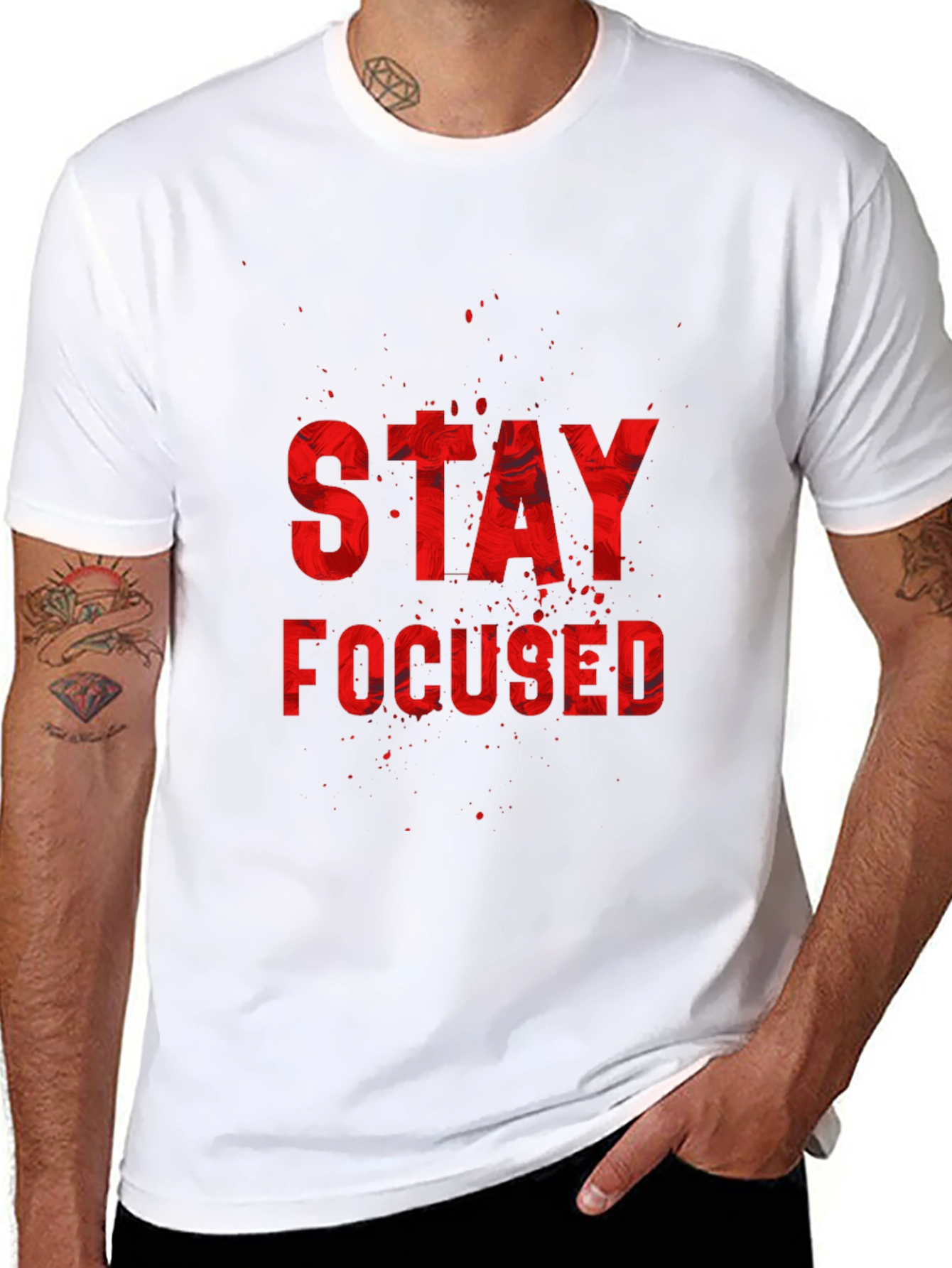 Stay Focused Graphic T-Shirt