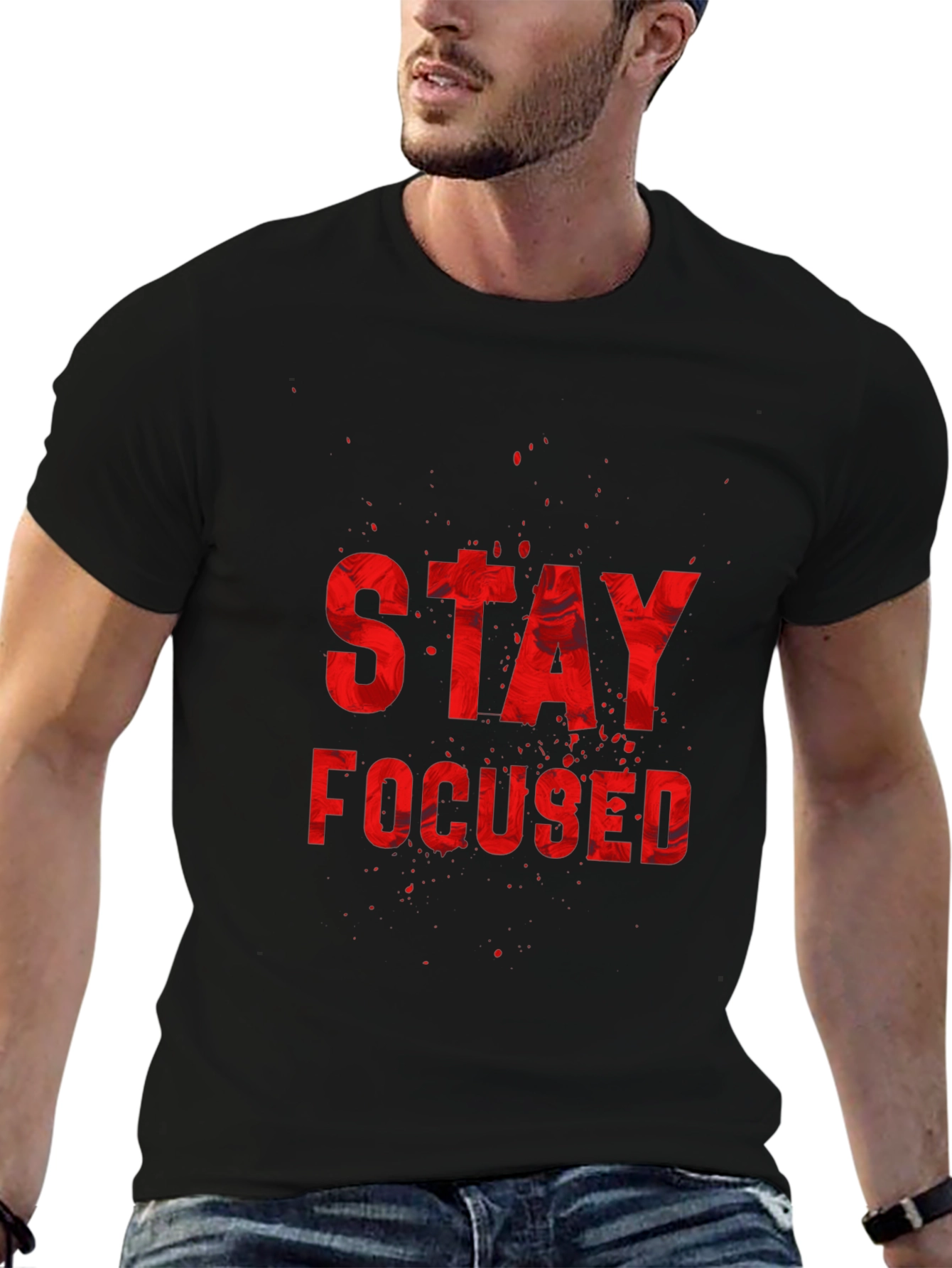Stay Focused Graphic T-Shirt