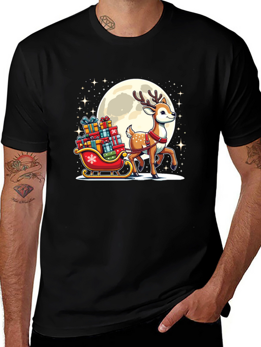 Festive Reindeer Christmas T-Shirt