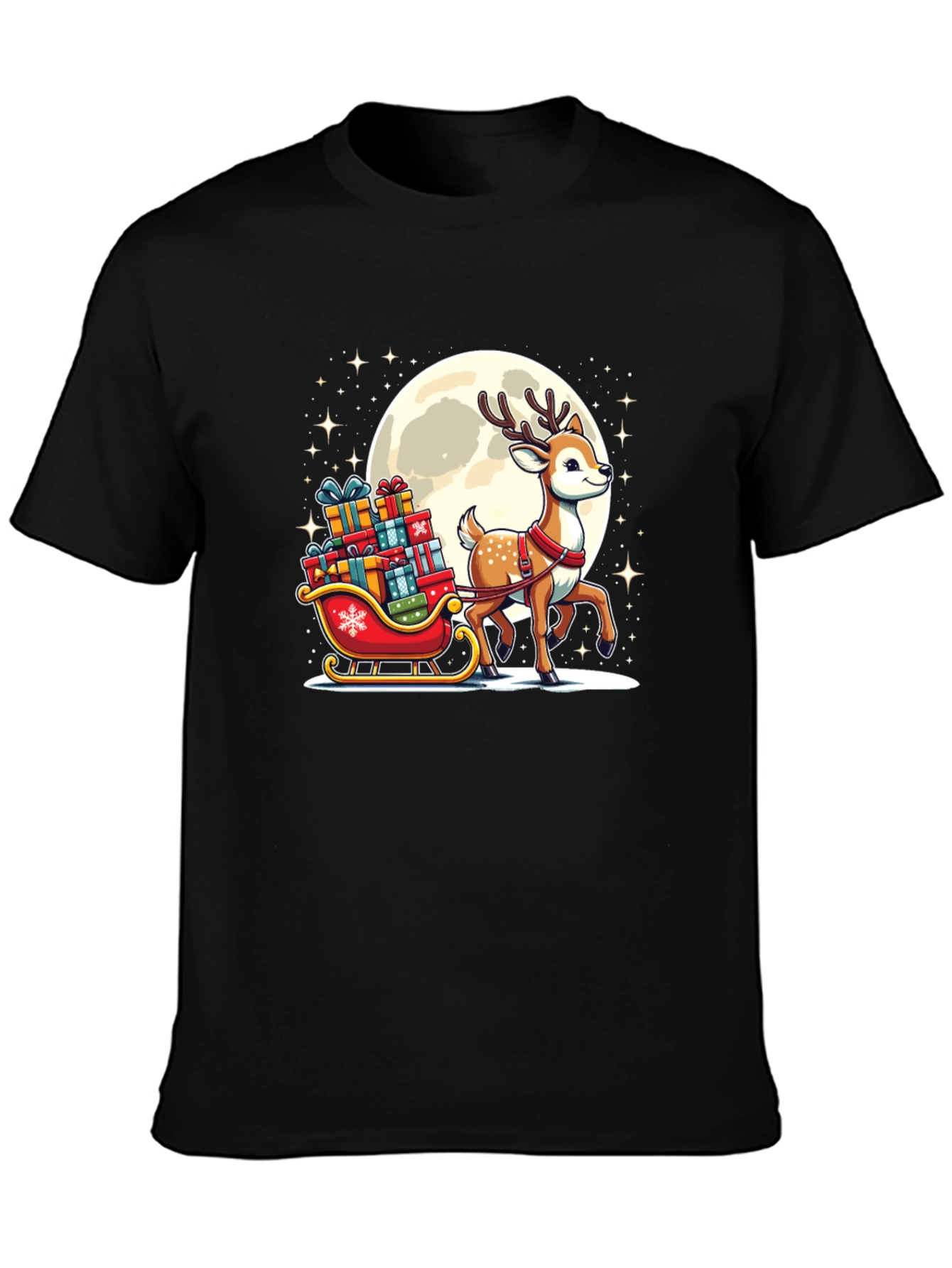 Festive Reindeer Christmas T-Shirt