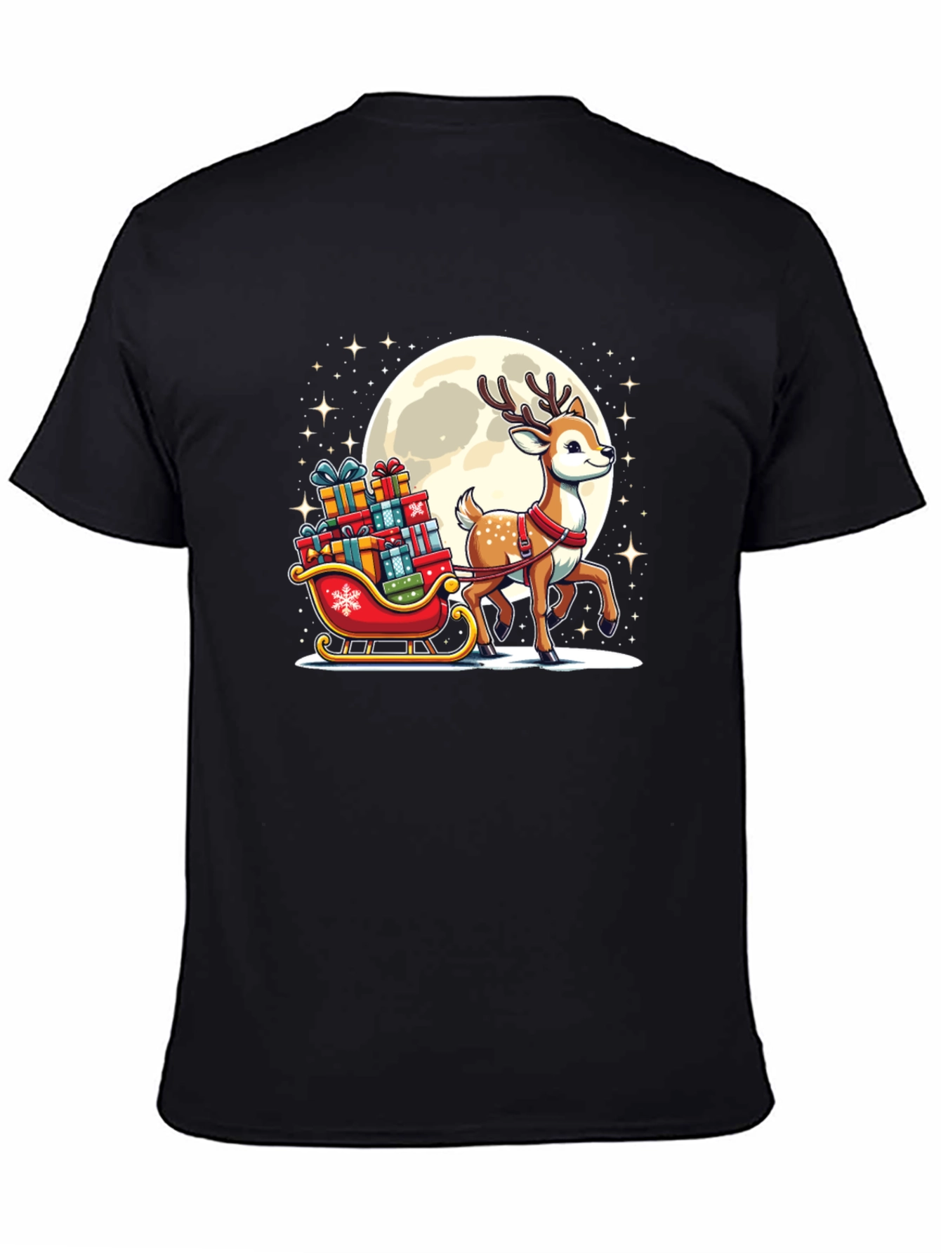 Festive Reindeer Christmas T-Shirt