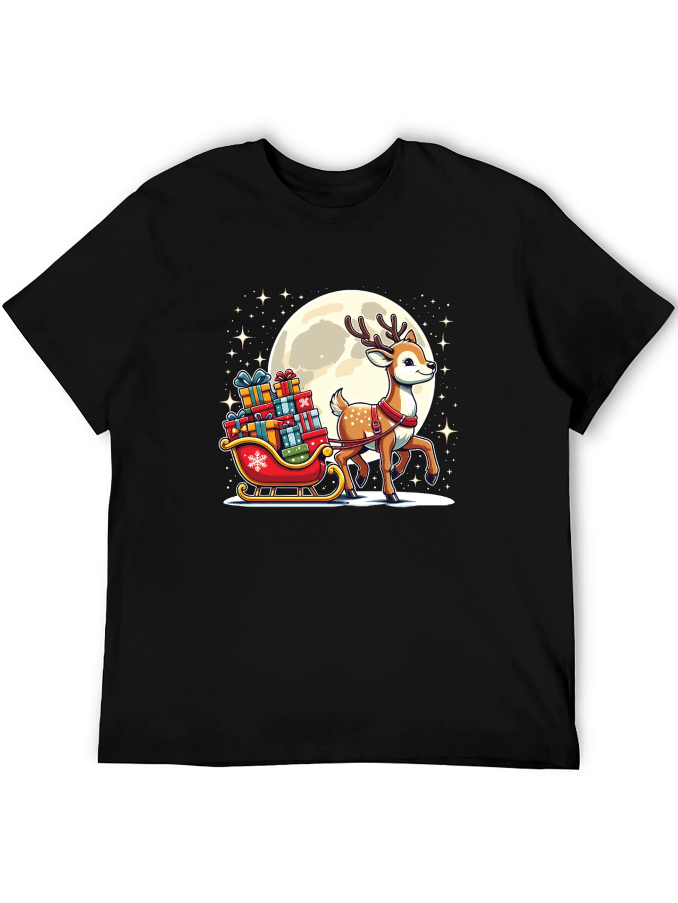 Festive Reindeer Christmas T-Shirt