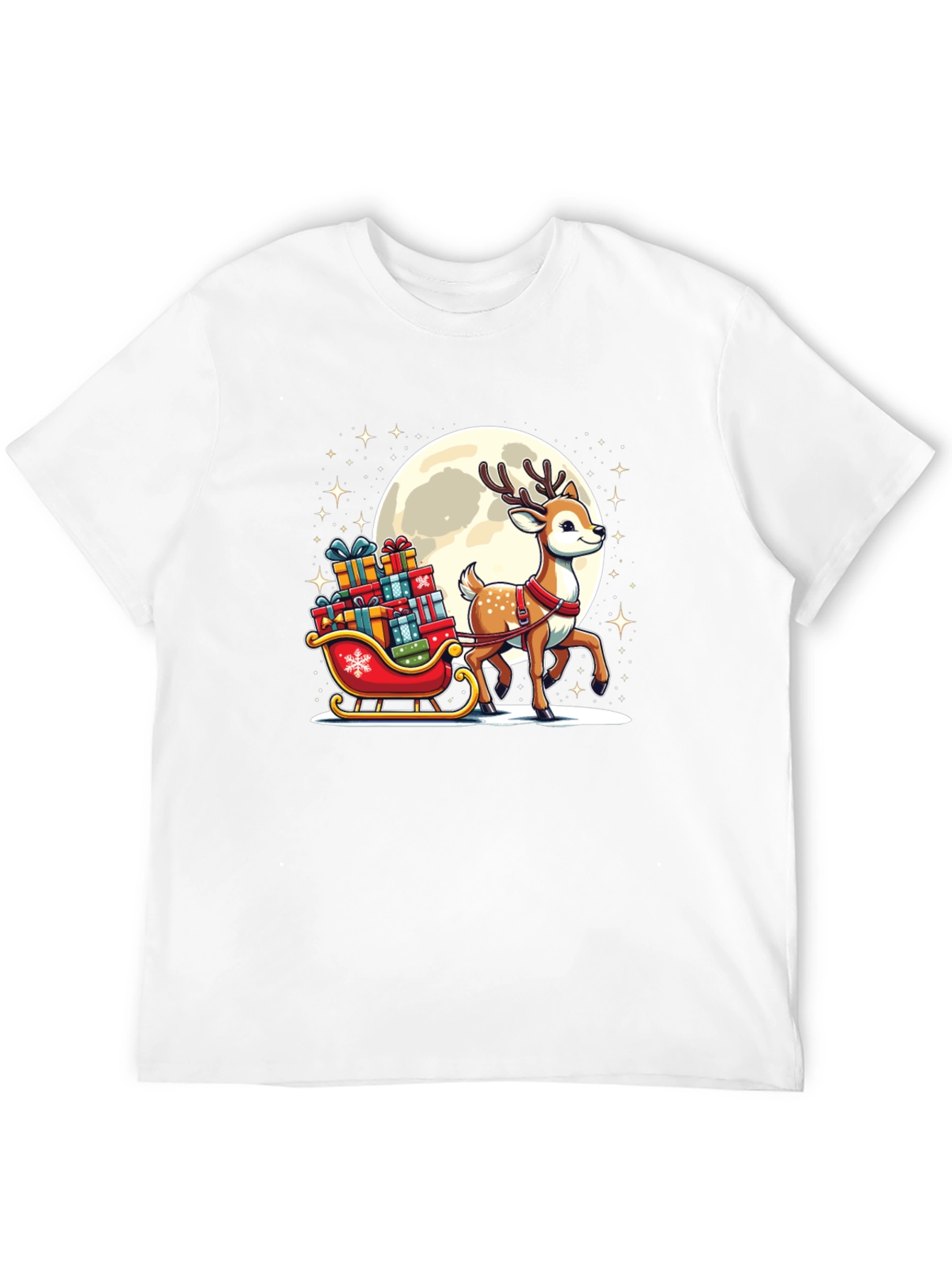 Festive Reindeer Christmas T-Shirt