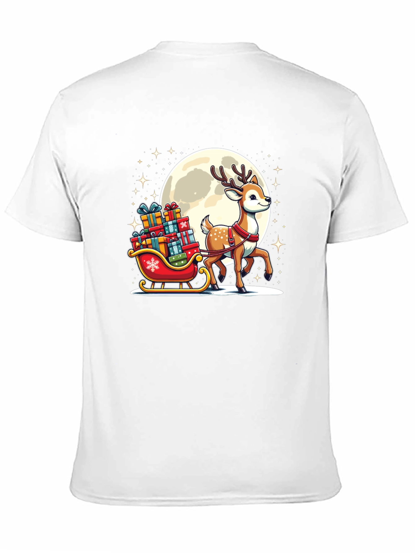 Festive Reindeer Christmas T-Shirt