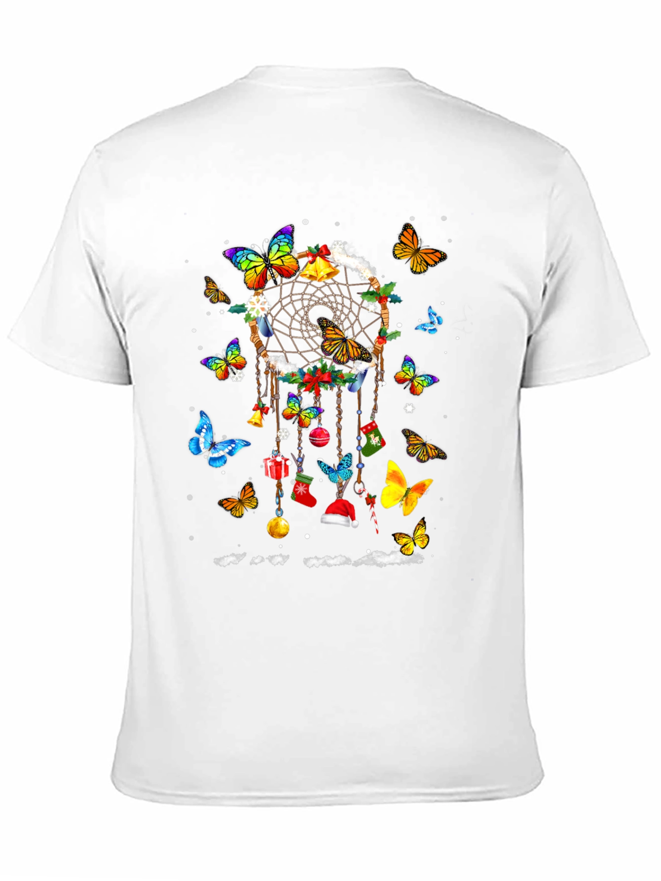 Butterfly Dreamcatcher Christmas Graphic Tee