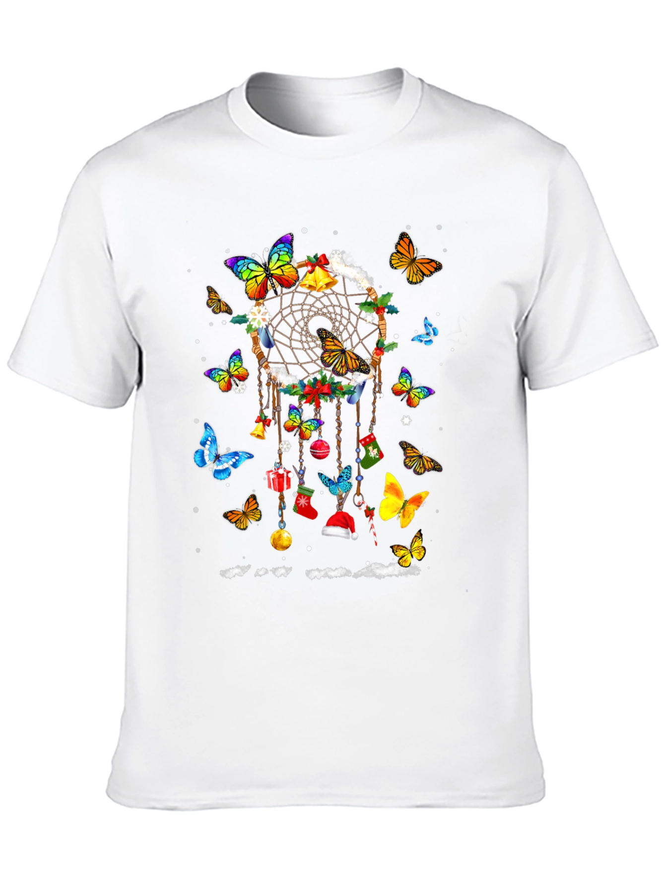 Butterfly Dreamcatcher Christmas Graphic Tee