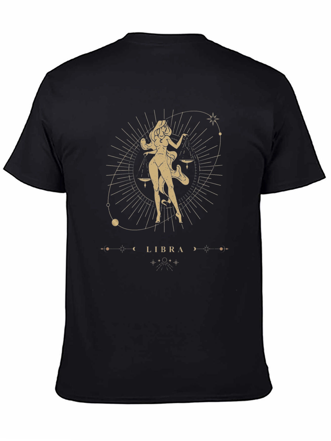 Libra Zodiac Graphic Tee - Stylish Astrology Design