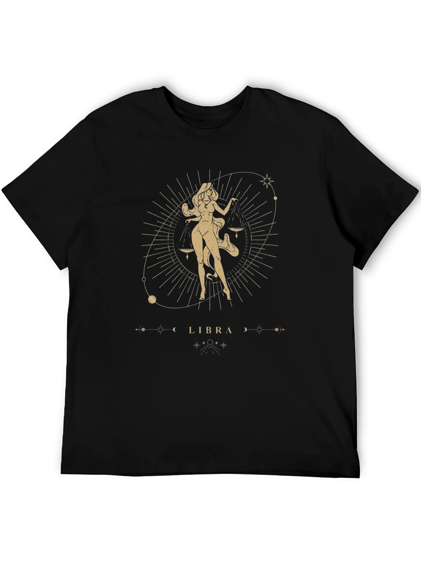 Libra Zodiac Graphic Tee - Stylish Astrology Design