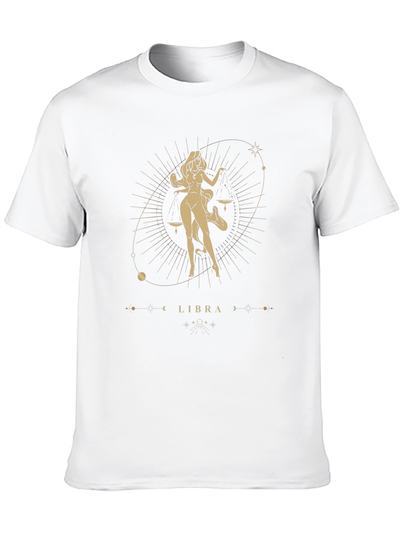 Libra Zodiac Graphic Tee - Stylish Astrology Design