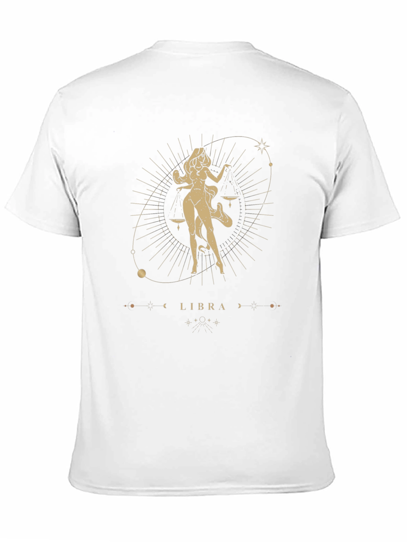Libra Zodiac Graphic Tee - Stylish Astrology Design
