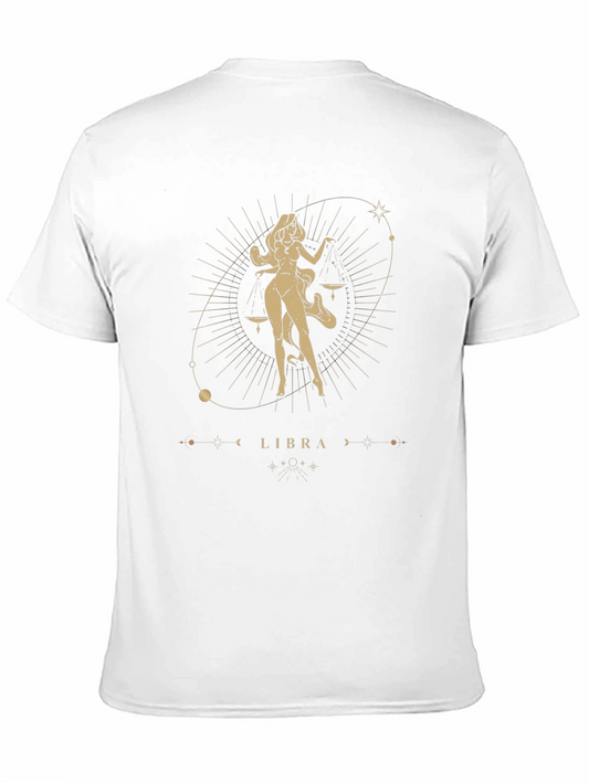 Libra Zodiac Graphic Tee - Stylish Astrology Design