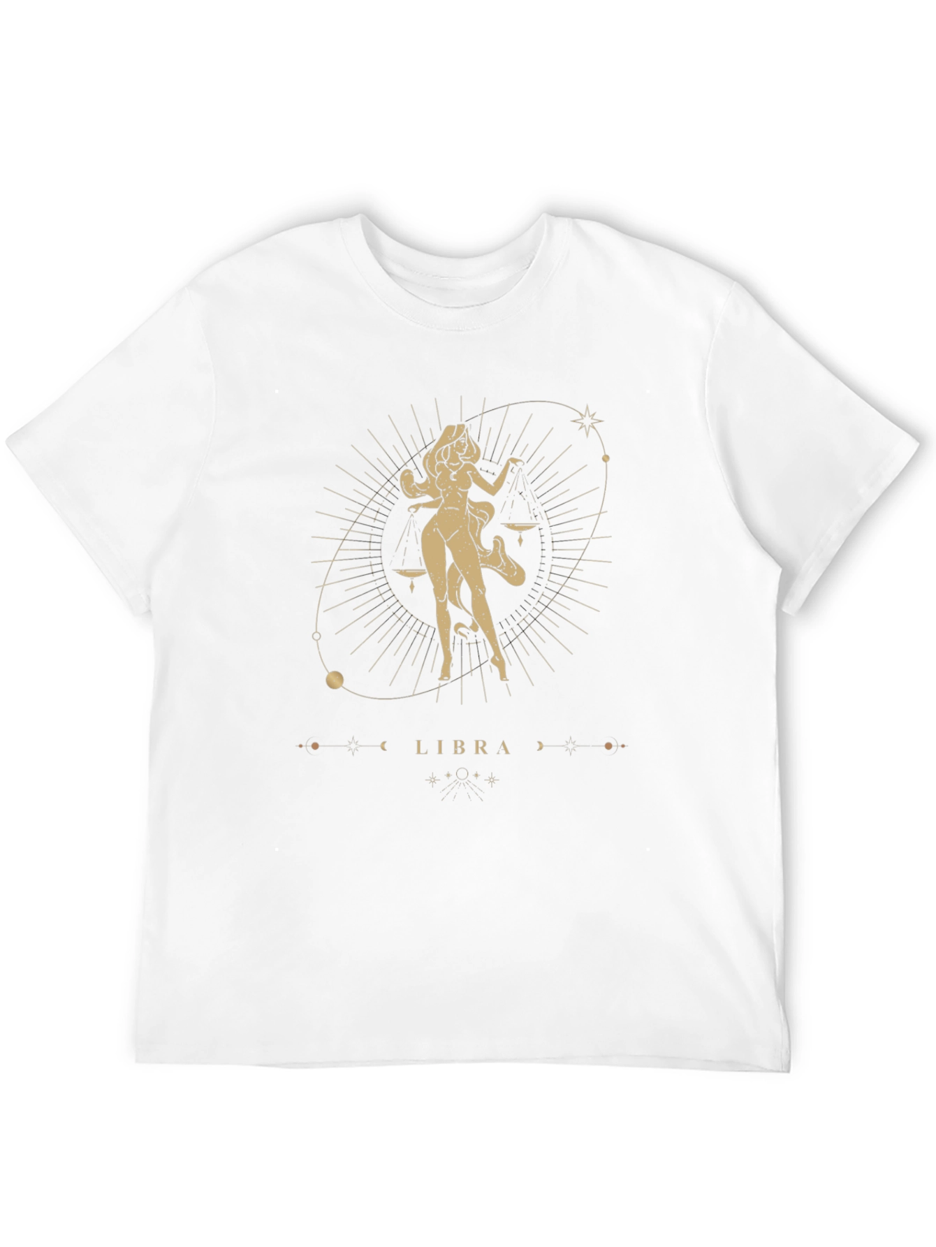 Libra Zodiac Graphic Tee - Stylish Astrology Design