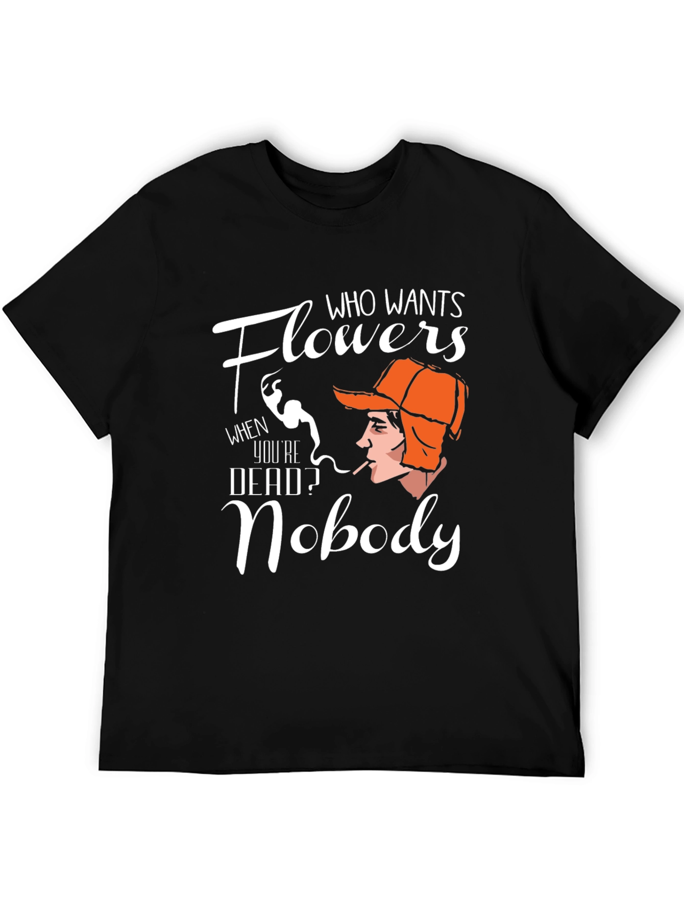 Flowers Nobody T-Shirt