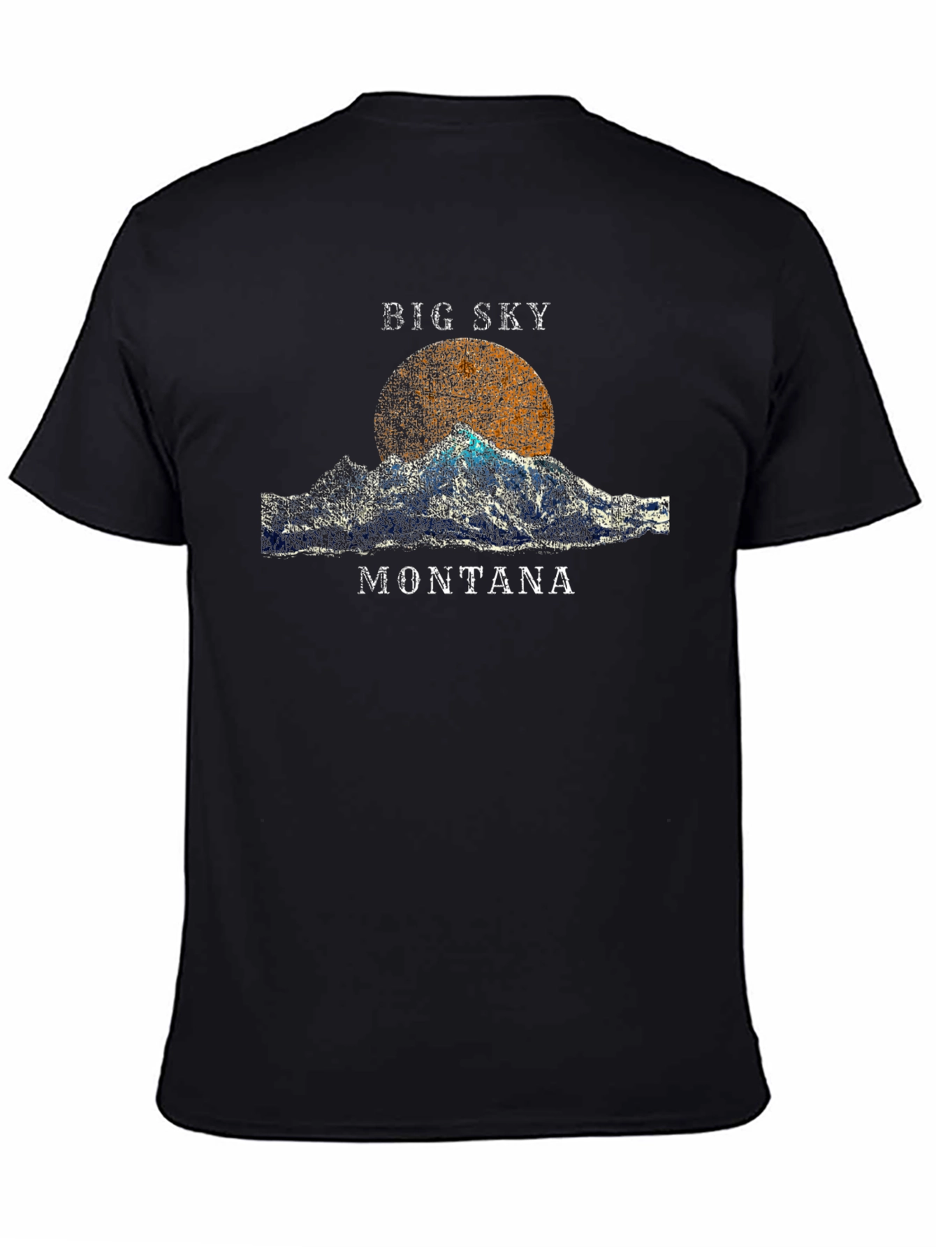 Big Sky Montana Graphic Tee - Black