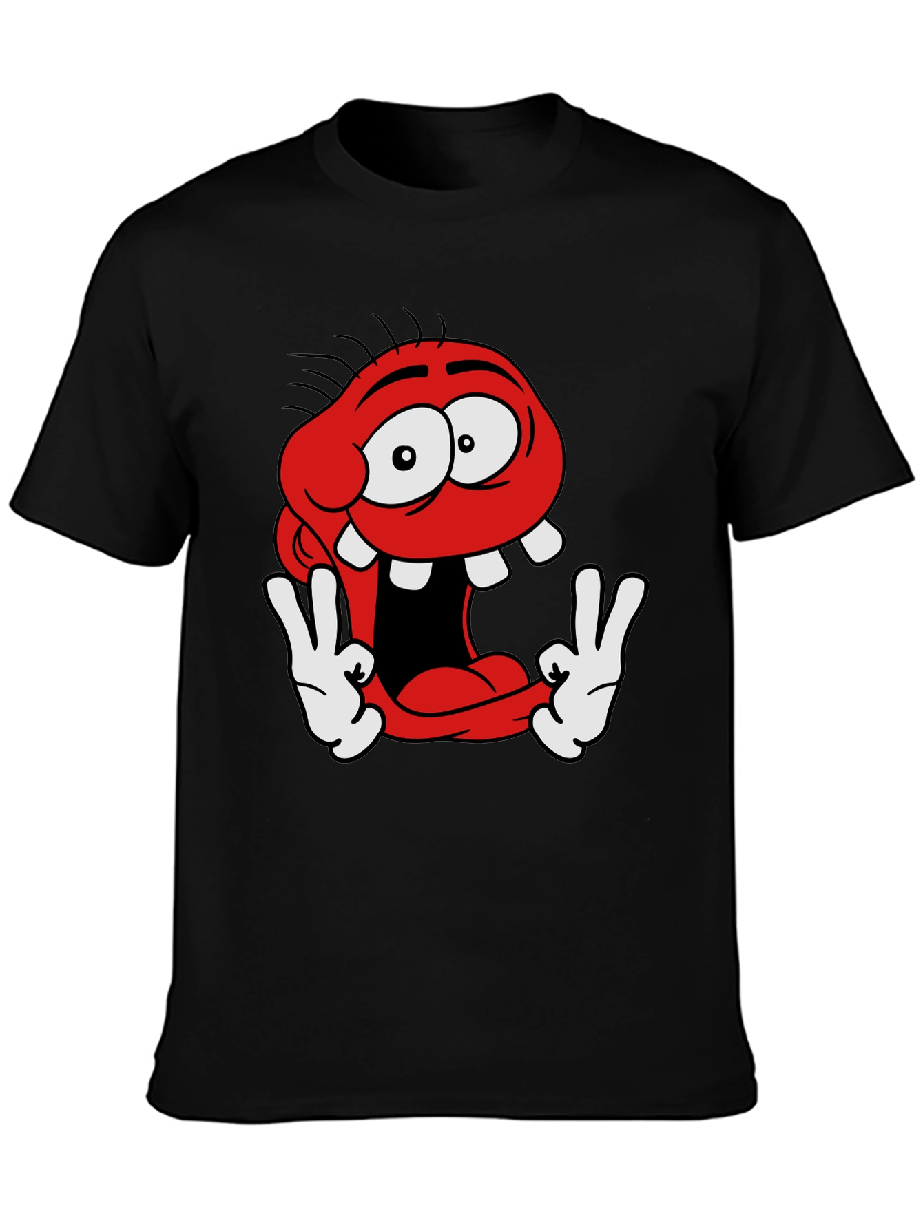 Funny Cartoon Character Graphic Tee