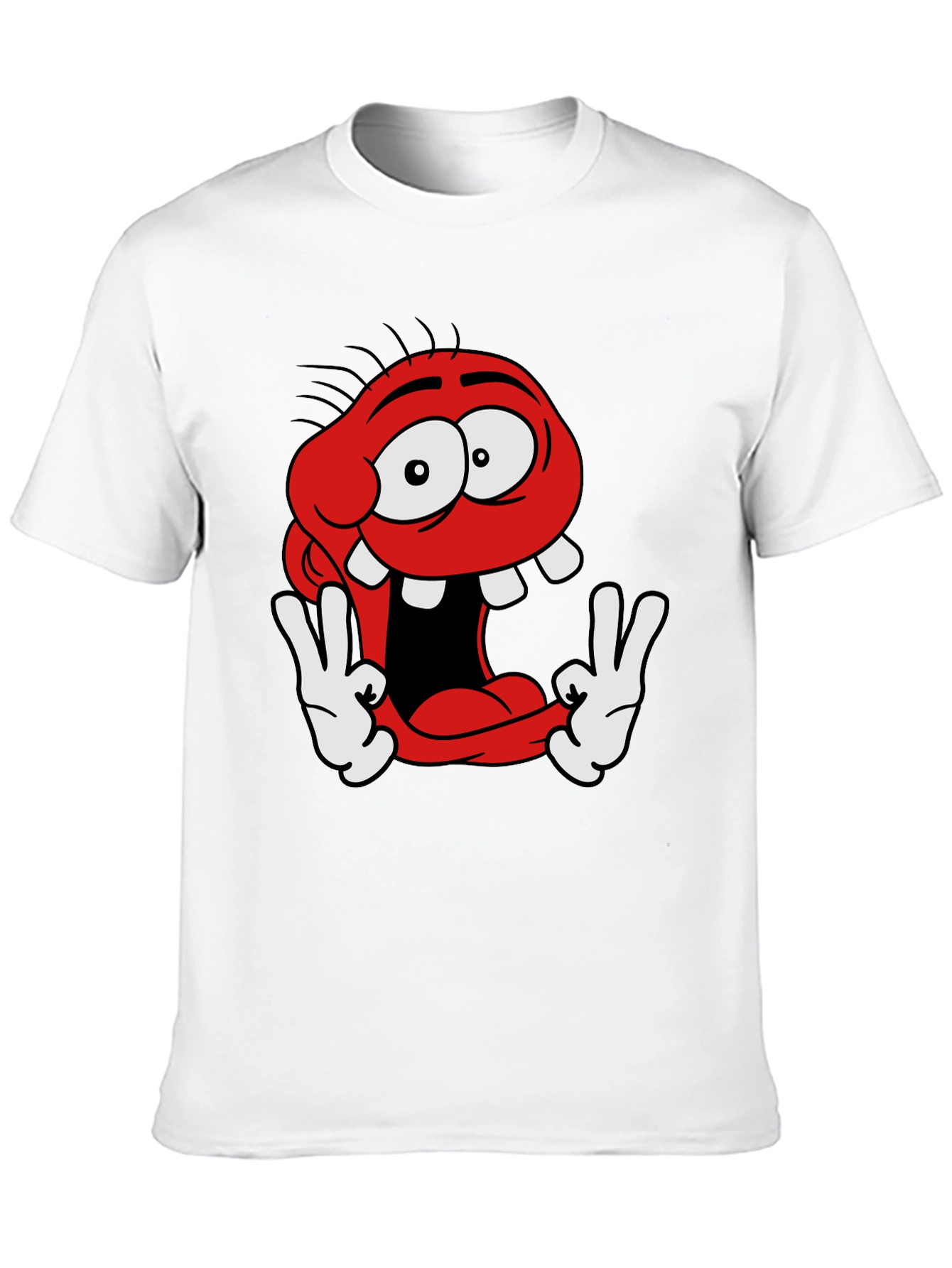 Funny Cartoon Character Graphic Tee