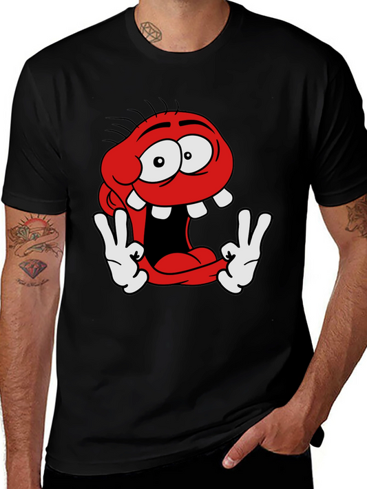 Funny Cartoon Character Graphic Tee